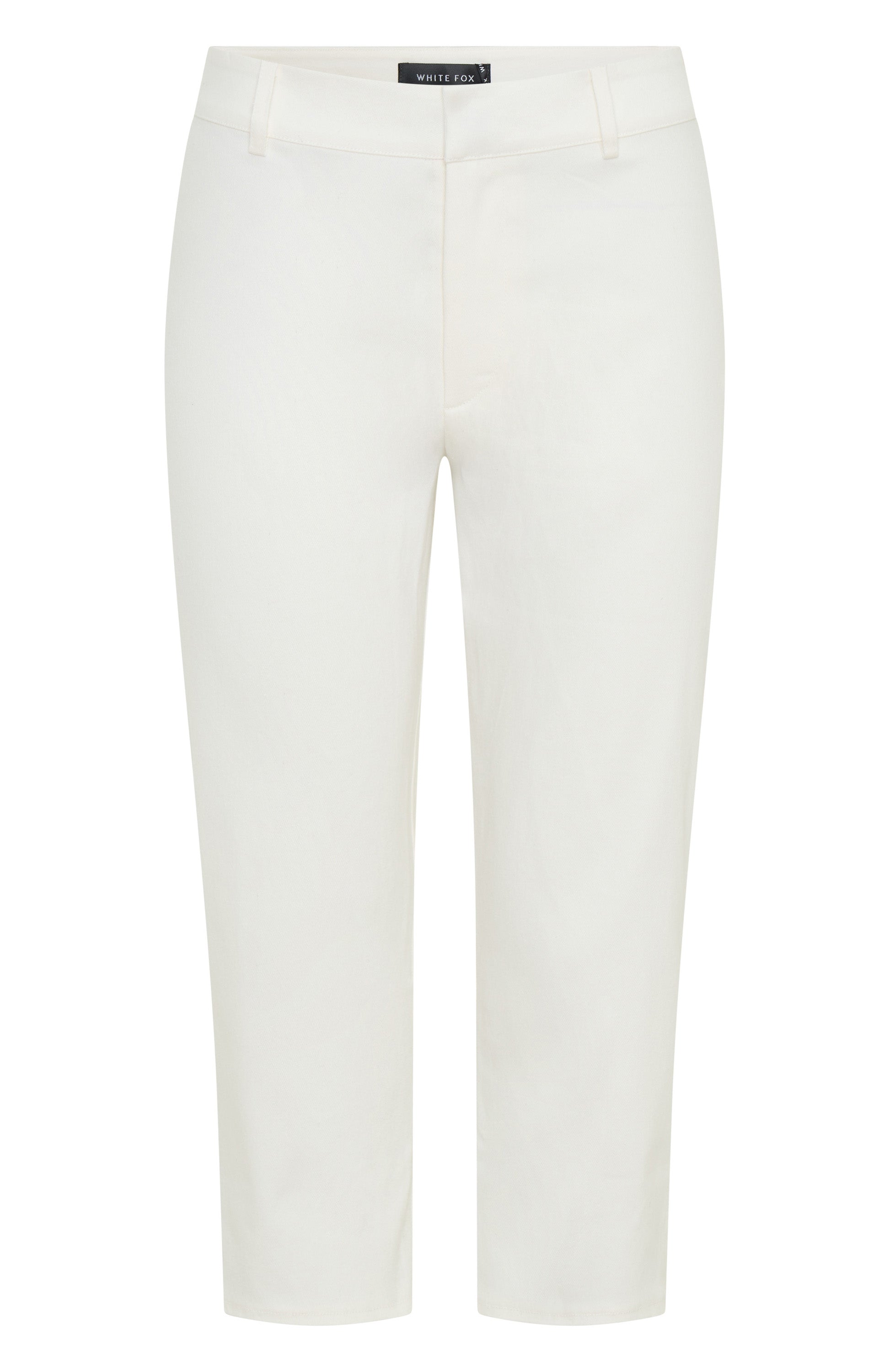 White Capri Pants for Women - Day For It Summer Cotton Stretch