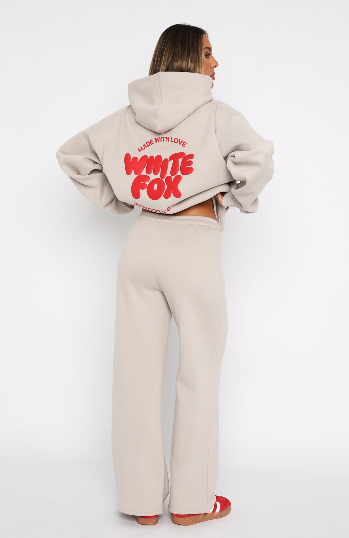 With Love For You Moon Wide Leg Sweatpants - High Rise Cotton Blend