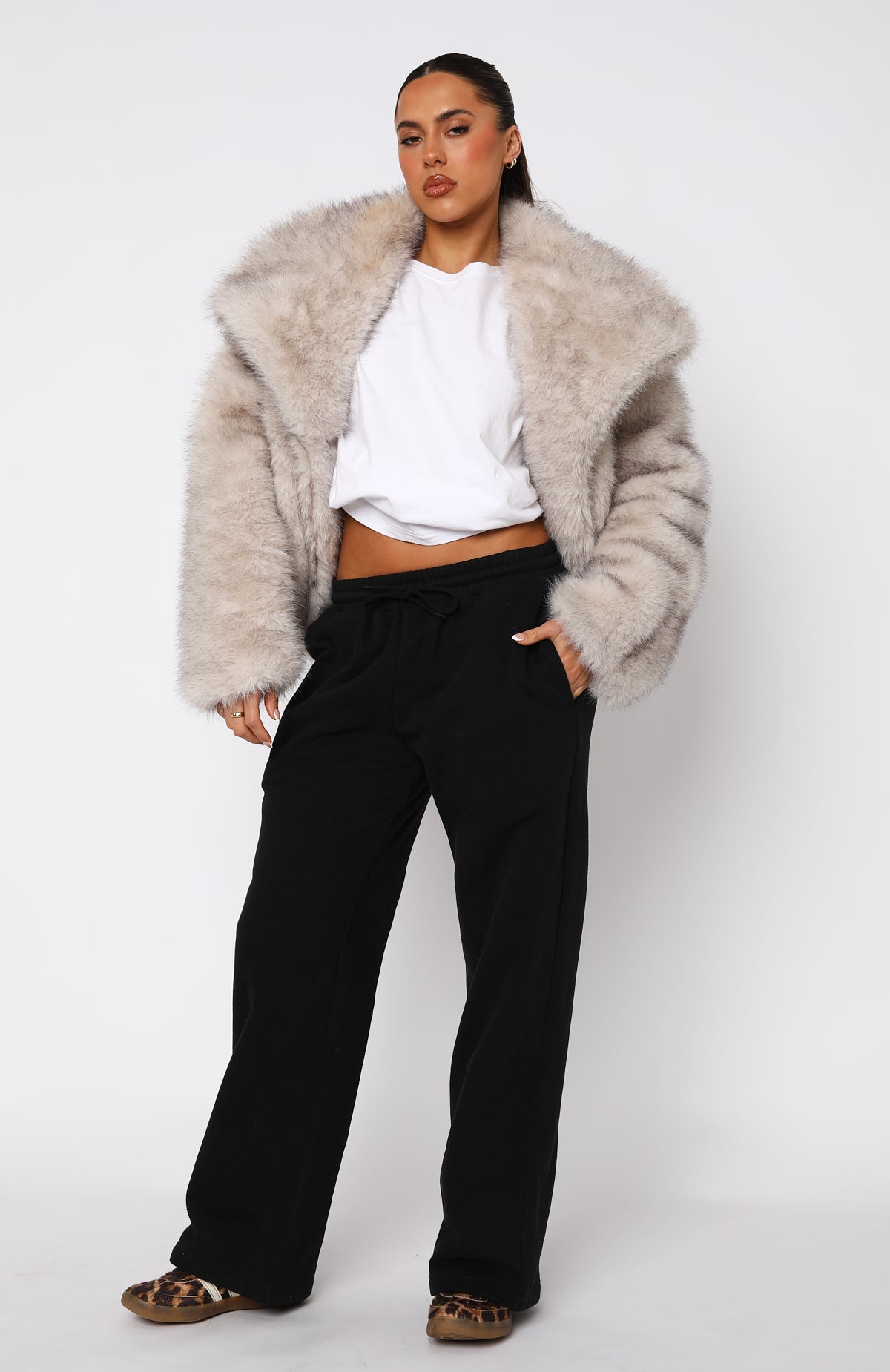 Wide Leg Sweatpants for Women - Stick With Me Black Lounge Pants