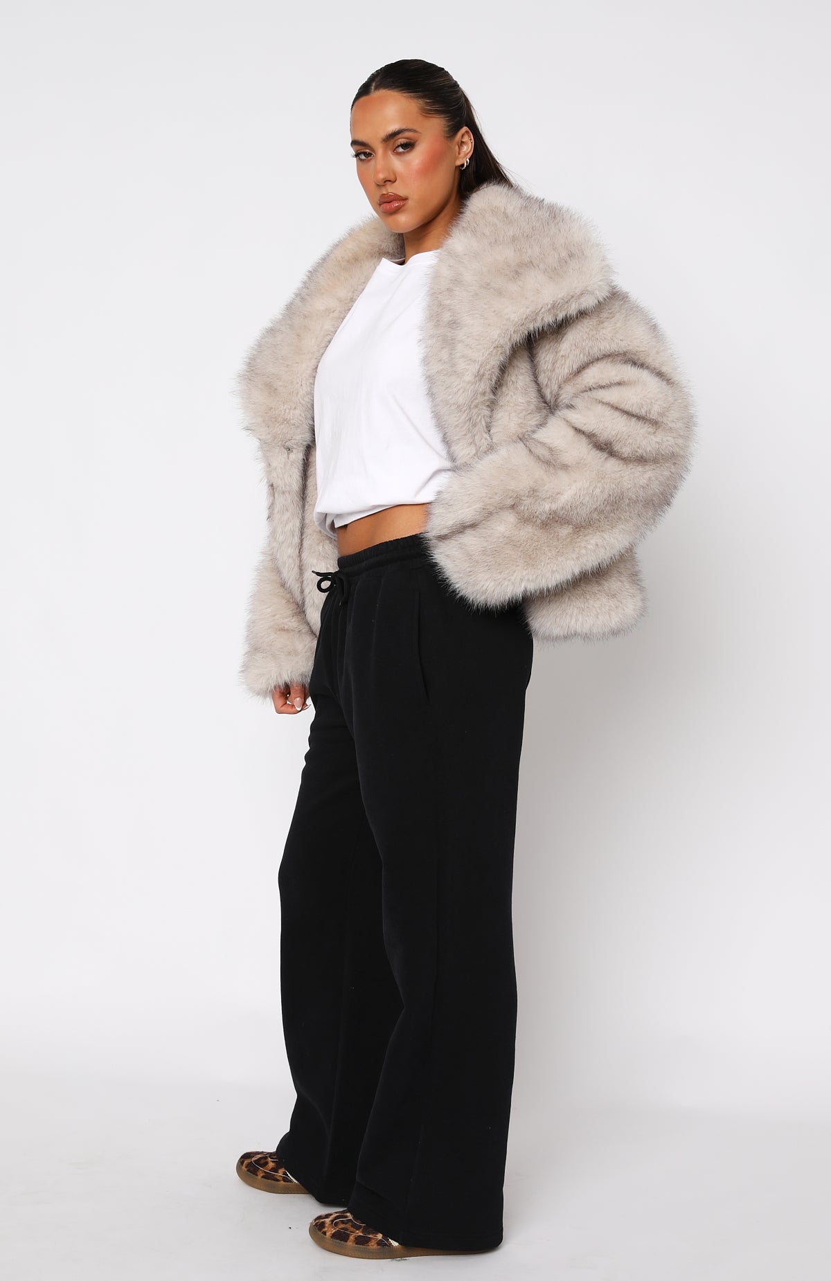 Wide Leg Sweatpants for Women - Stick With Me Black Lounge Pants