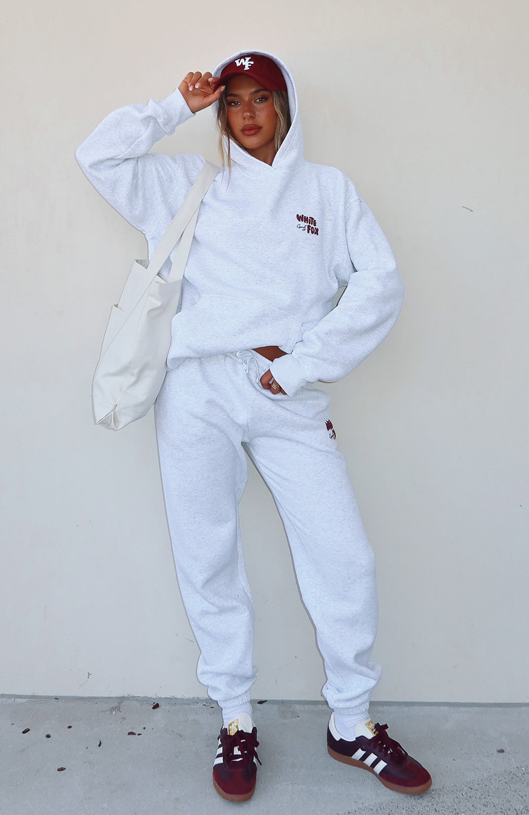 Capsule 9 Grey Marle Sweatpants with Fleece & Side Pockets