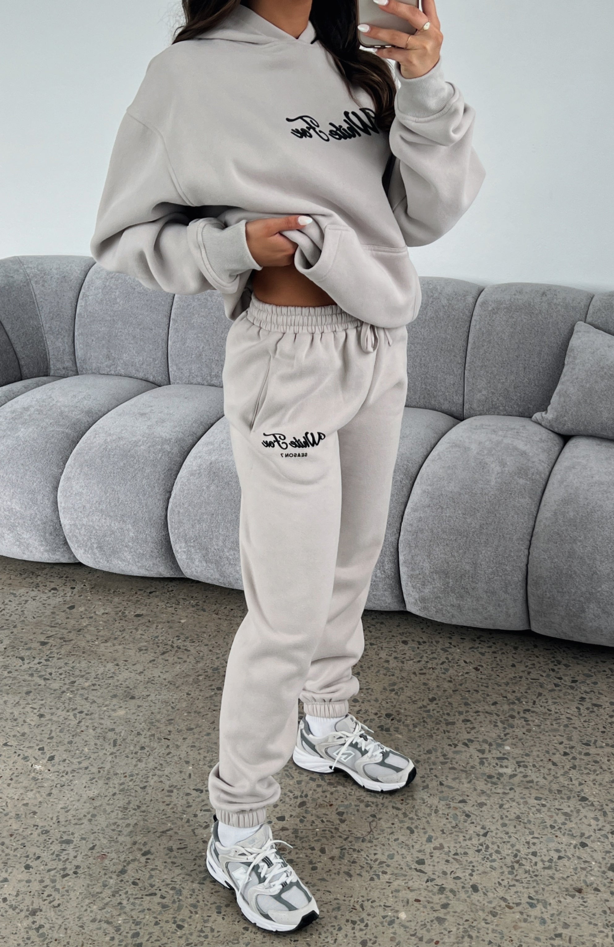 Season 7 Overcast Fleece Sweatpants with Drawstring Waist