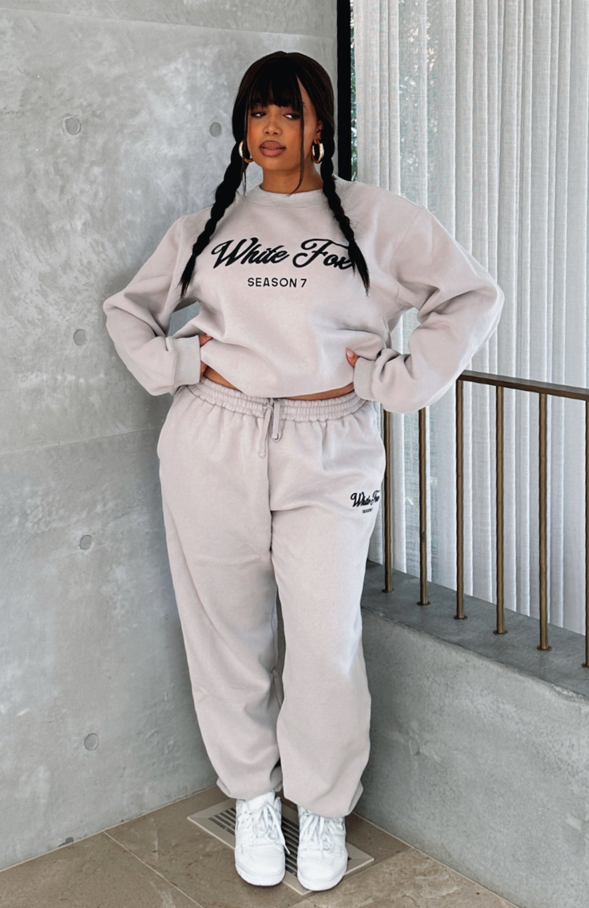 Season 7 Overcast Fleece Sweatpants with Drawstring Waist