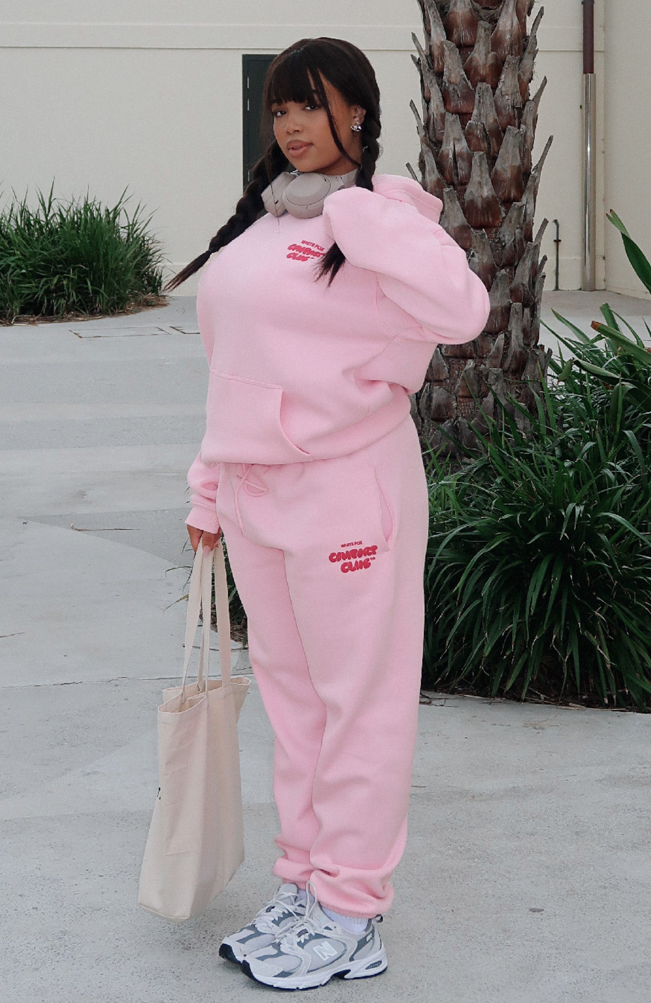 Comfort Club Bon Bon Fleece Sweatpants with Drawstring Waist