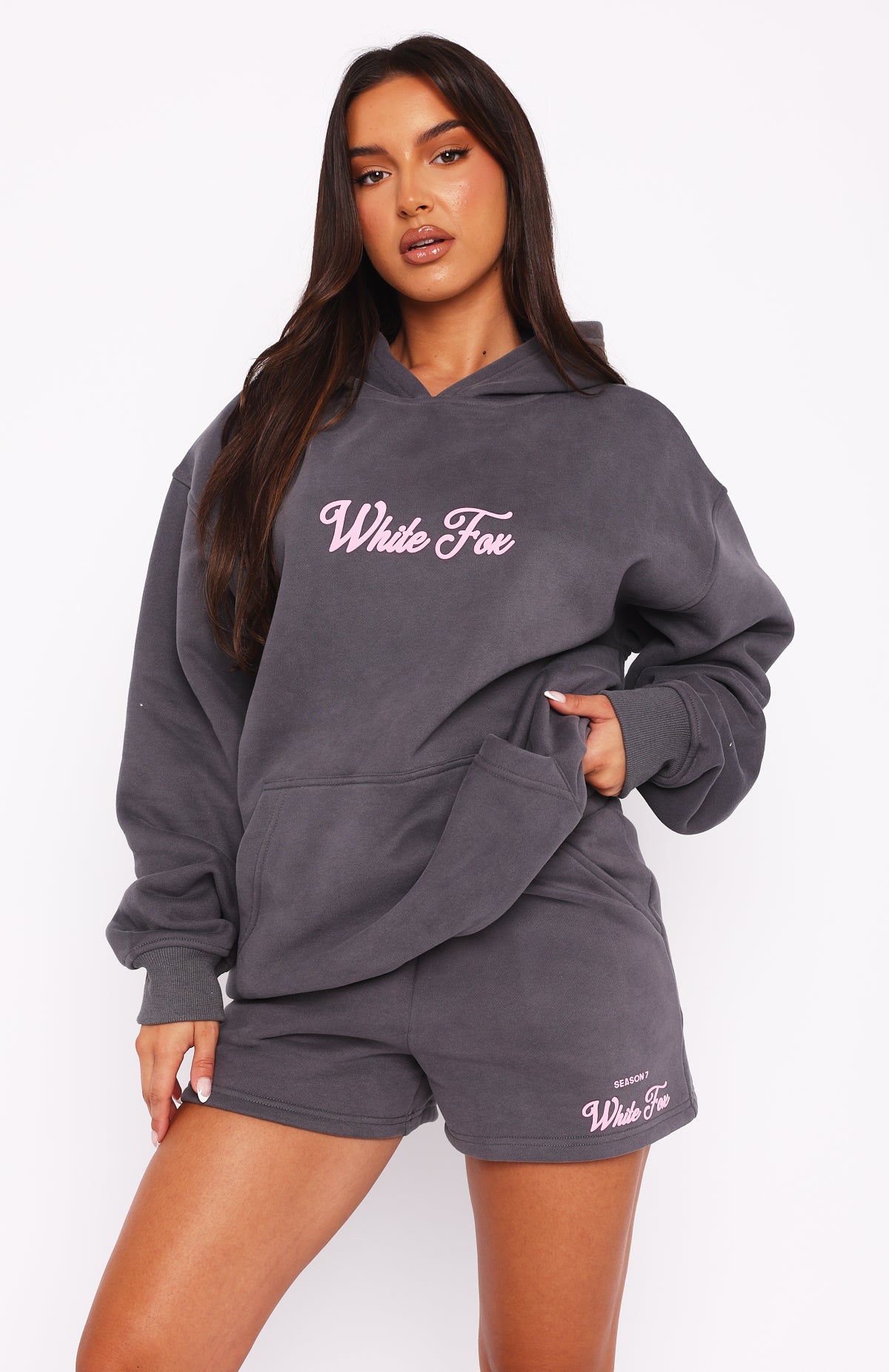Season 7 Oversized Hoodie - Soft Fleece Pullover with Puff Print