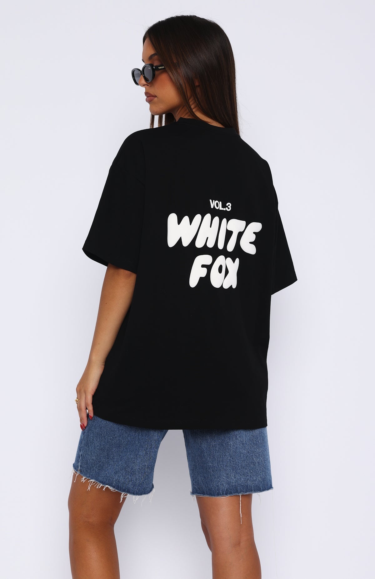Offstage Oversized Graphic Tee Black - 100% Cotton