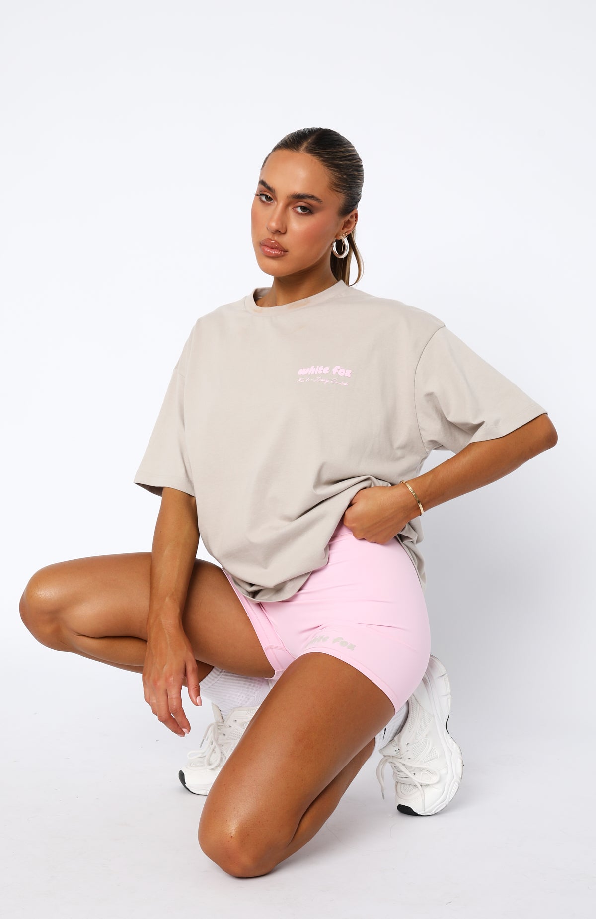 Era 8 Oversized Cotton T-Shirt with Mooncake Graphic