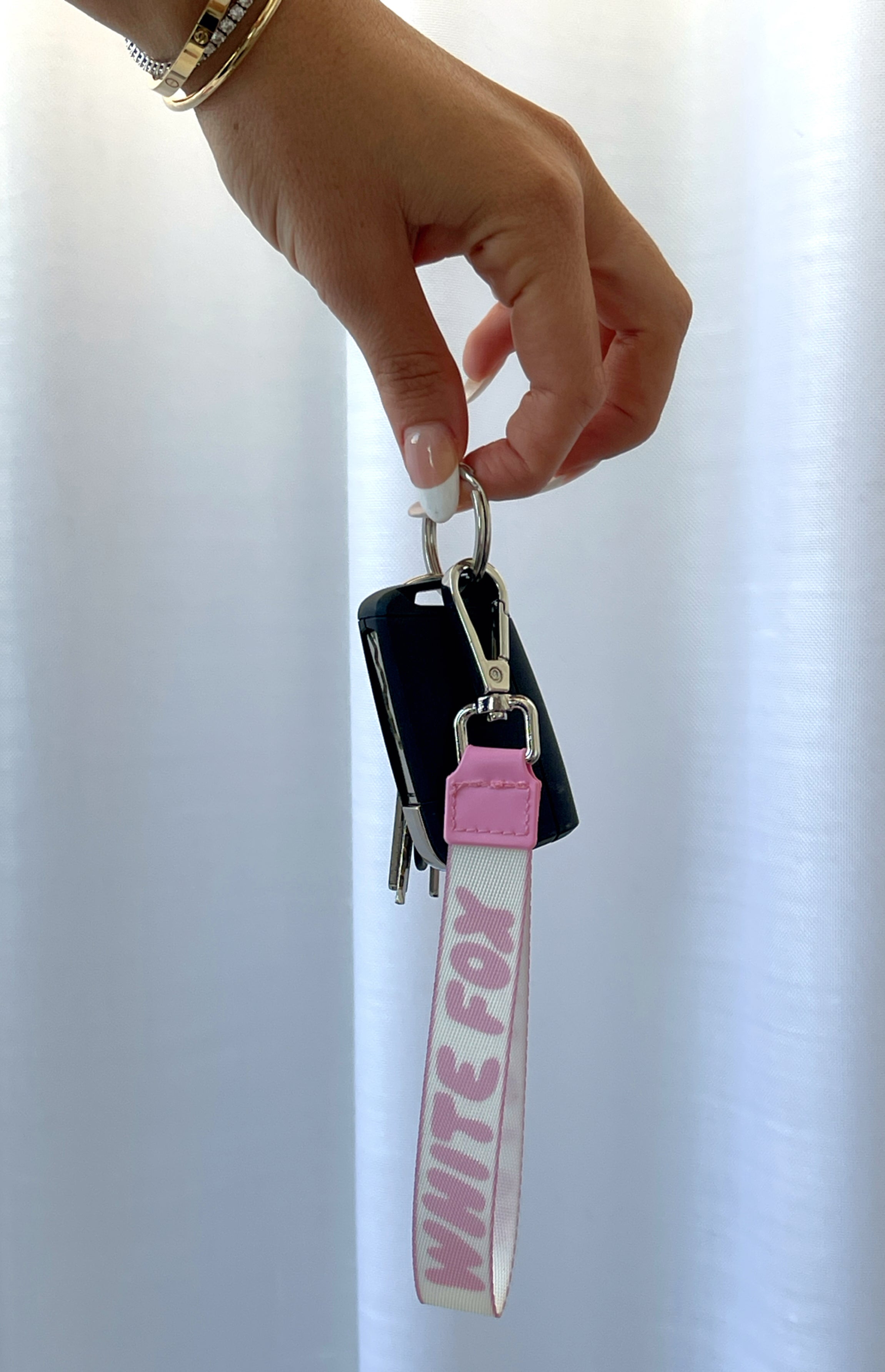 Pink Strap Keychain - Next Level Fashion Accessory