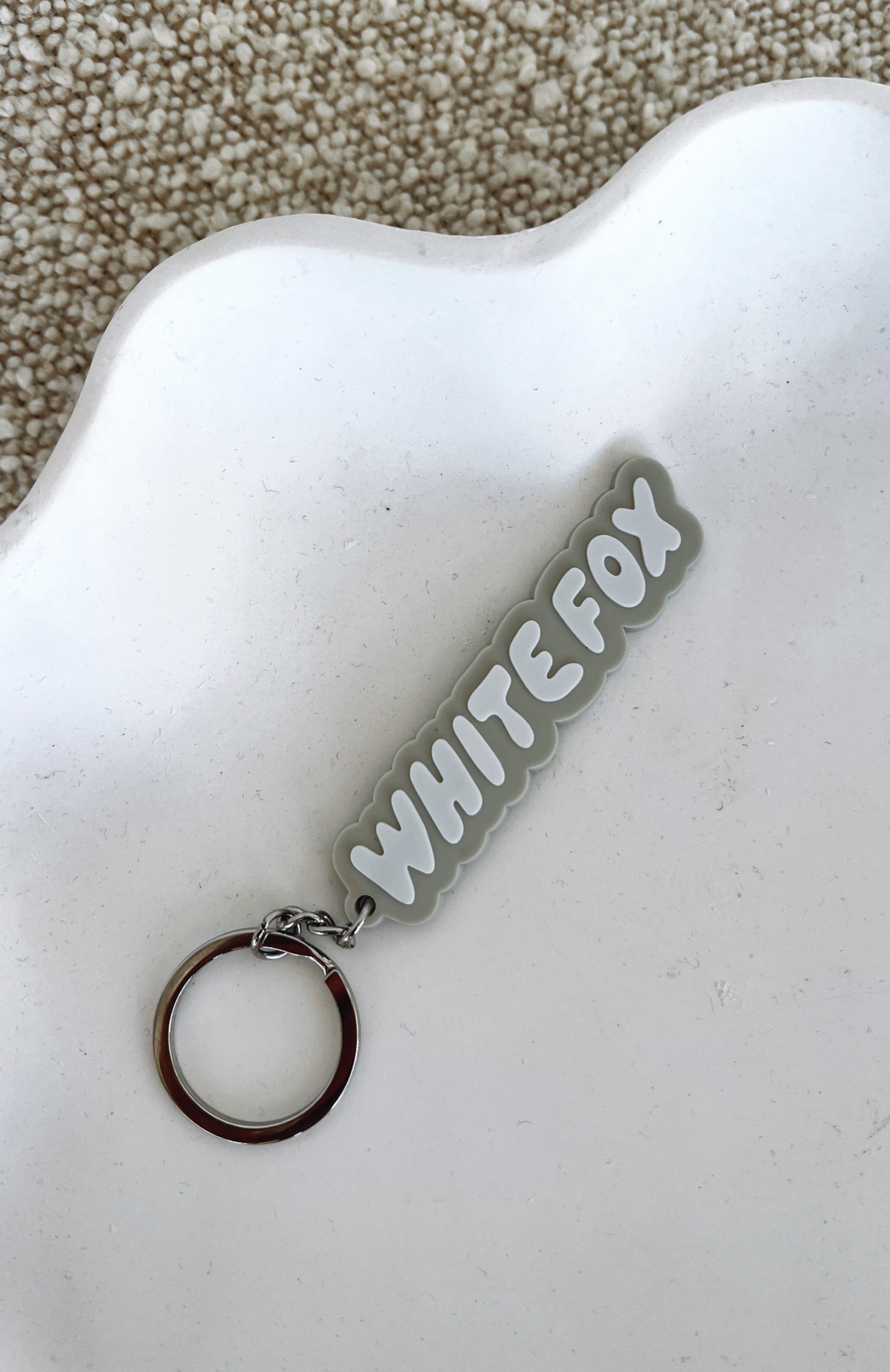 I've Got You Moon Keychain – Cute Rubber Keyring with Puff Print