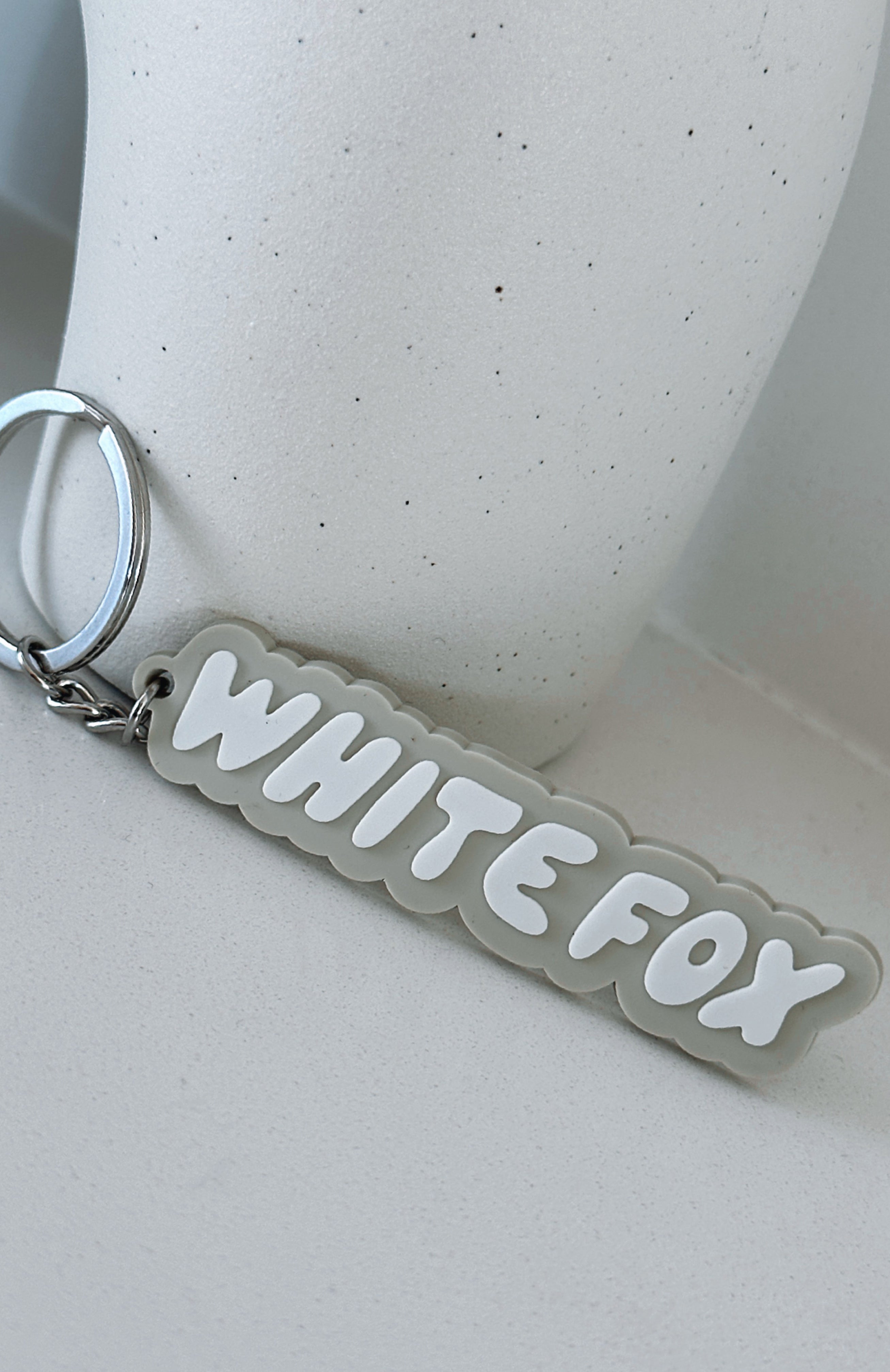I've Got You Moon Keychain – Cute Rubber Keyring with Puff Print