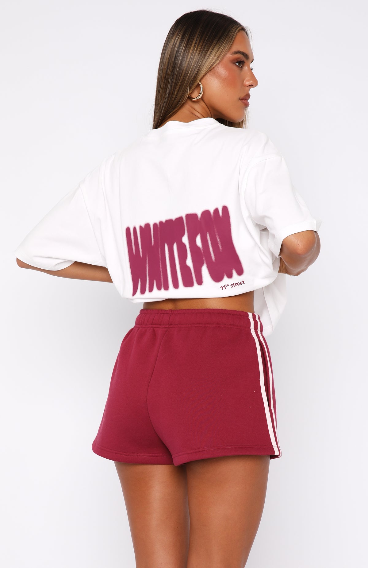 11th Street Women's Lounge Shorts - Fleece Lined, Elastic Waistband