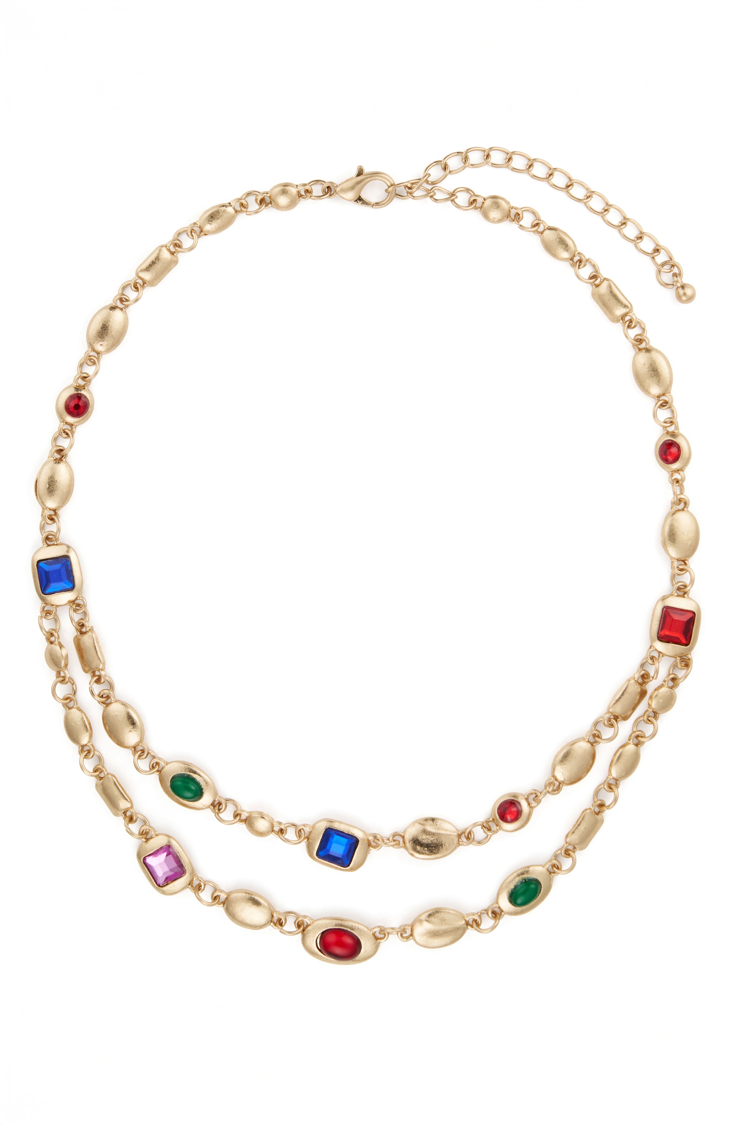 Gold Plated Valda Beaded Necklace – Adjustable Festival Jewelry