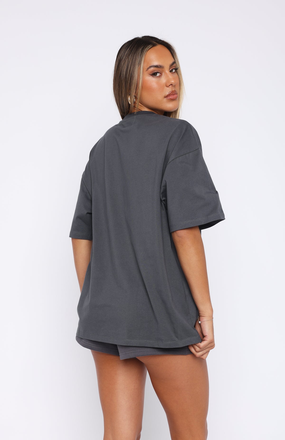 Capsule 9 Star Of The Moment Oversized Cotton T-Shirt Volcanic