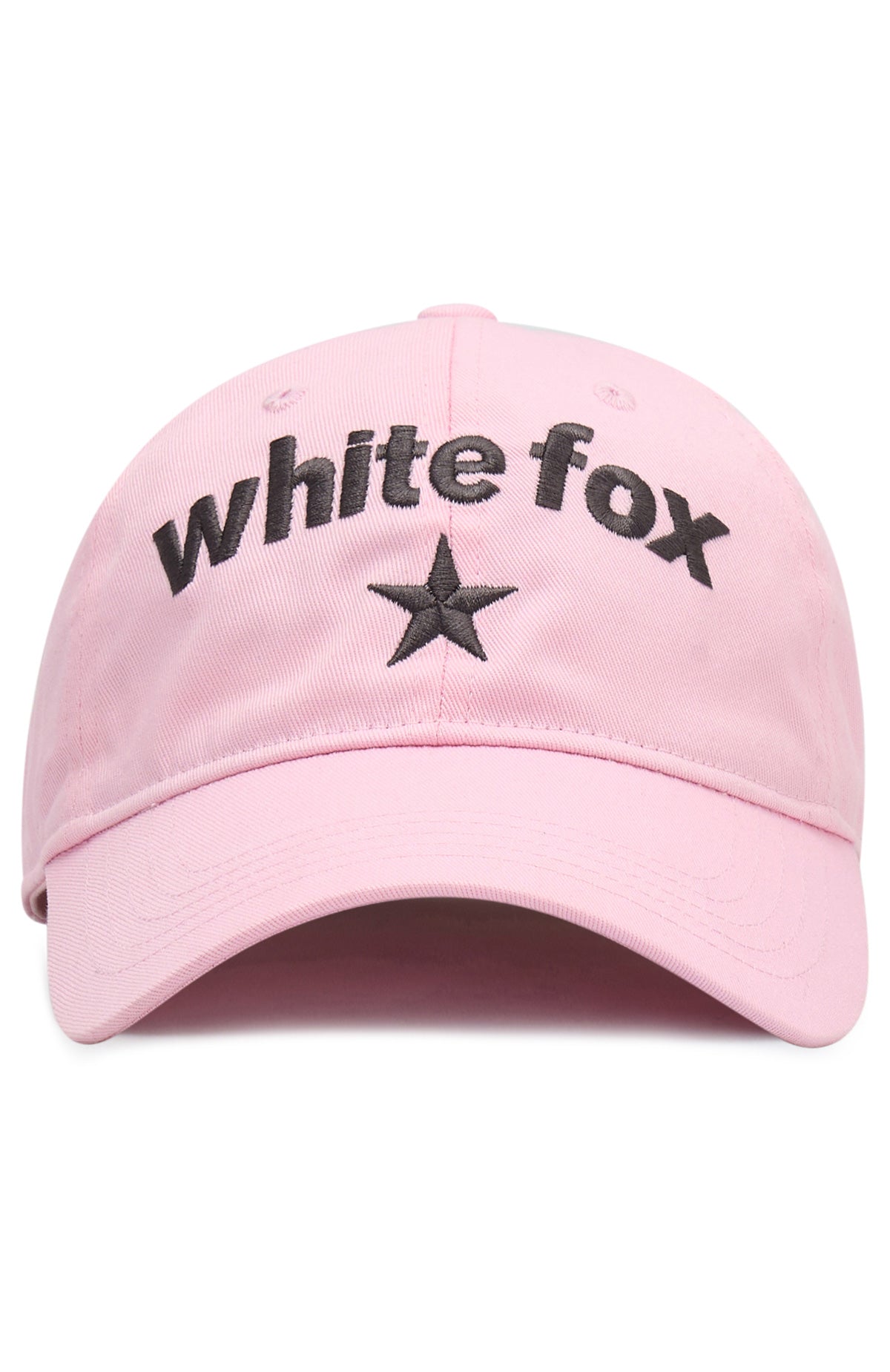 Pink Snapback Cap with White Fox Logo - From The Archives