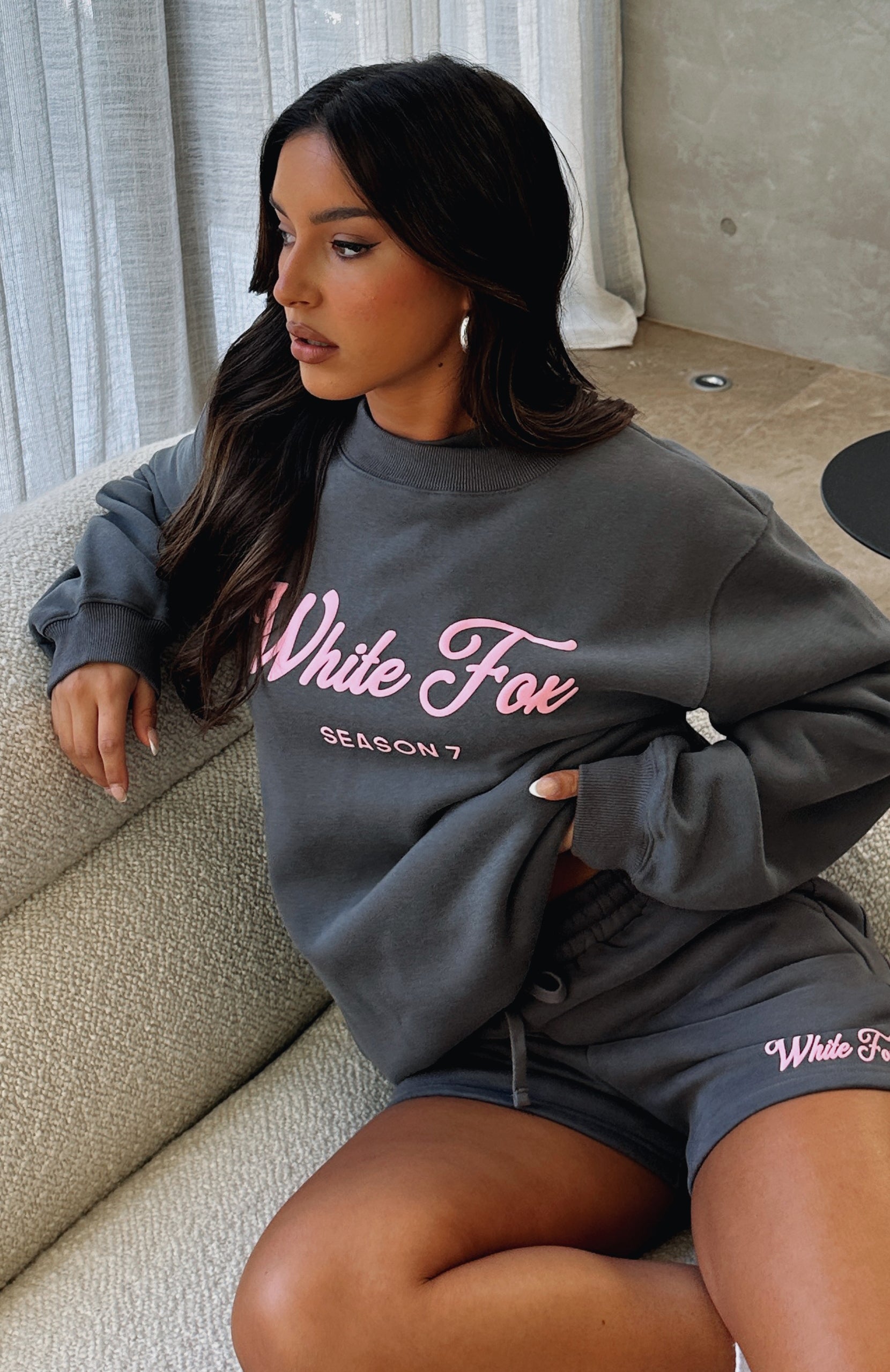 Season 7 Oversized Fleece-Lined Sweater
