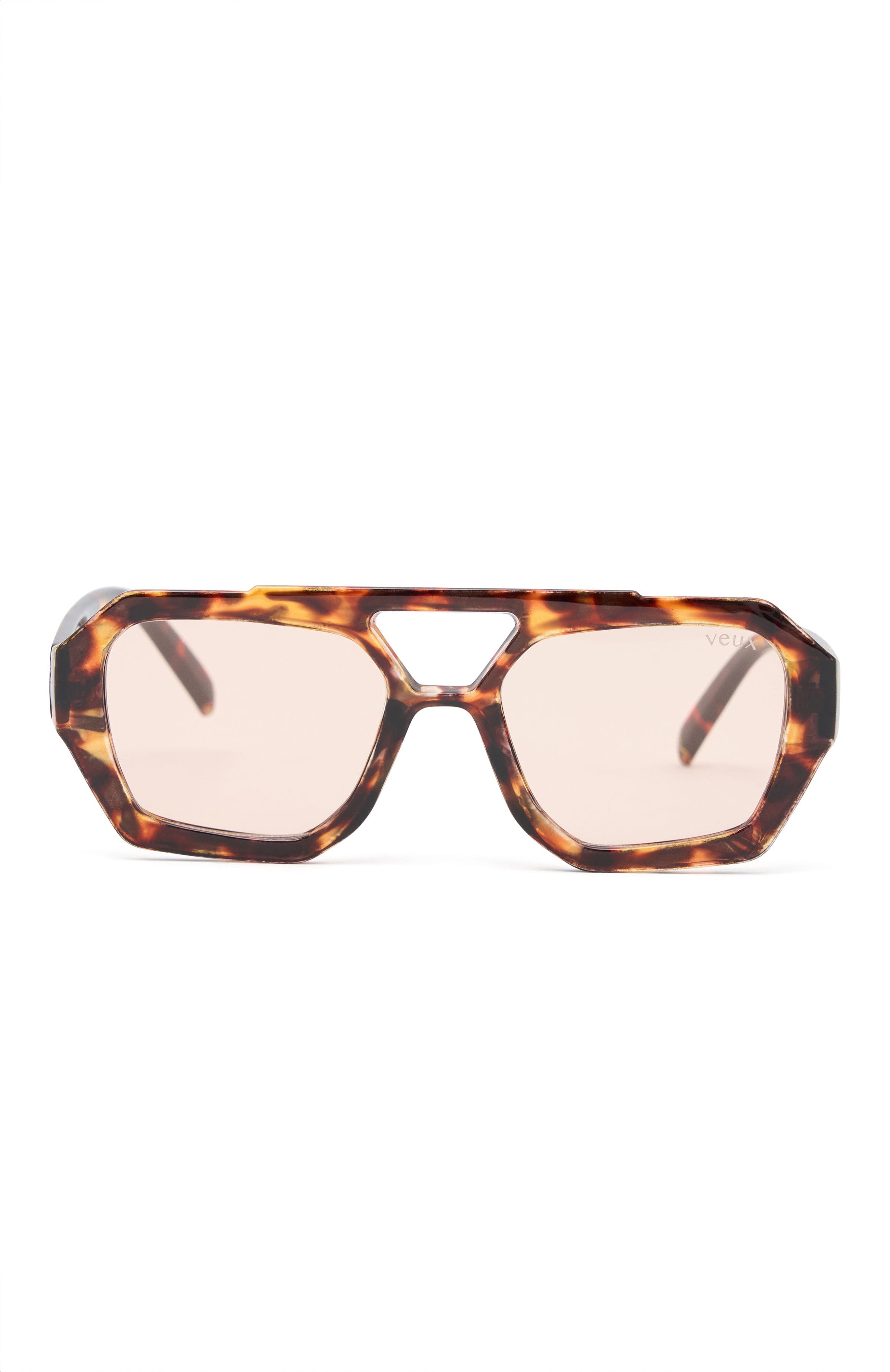 Tortoise Brown Square Sunglasses – Always Vibing Wide Frame