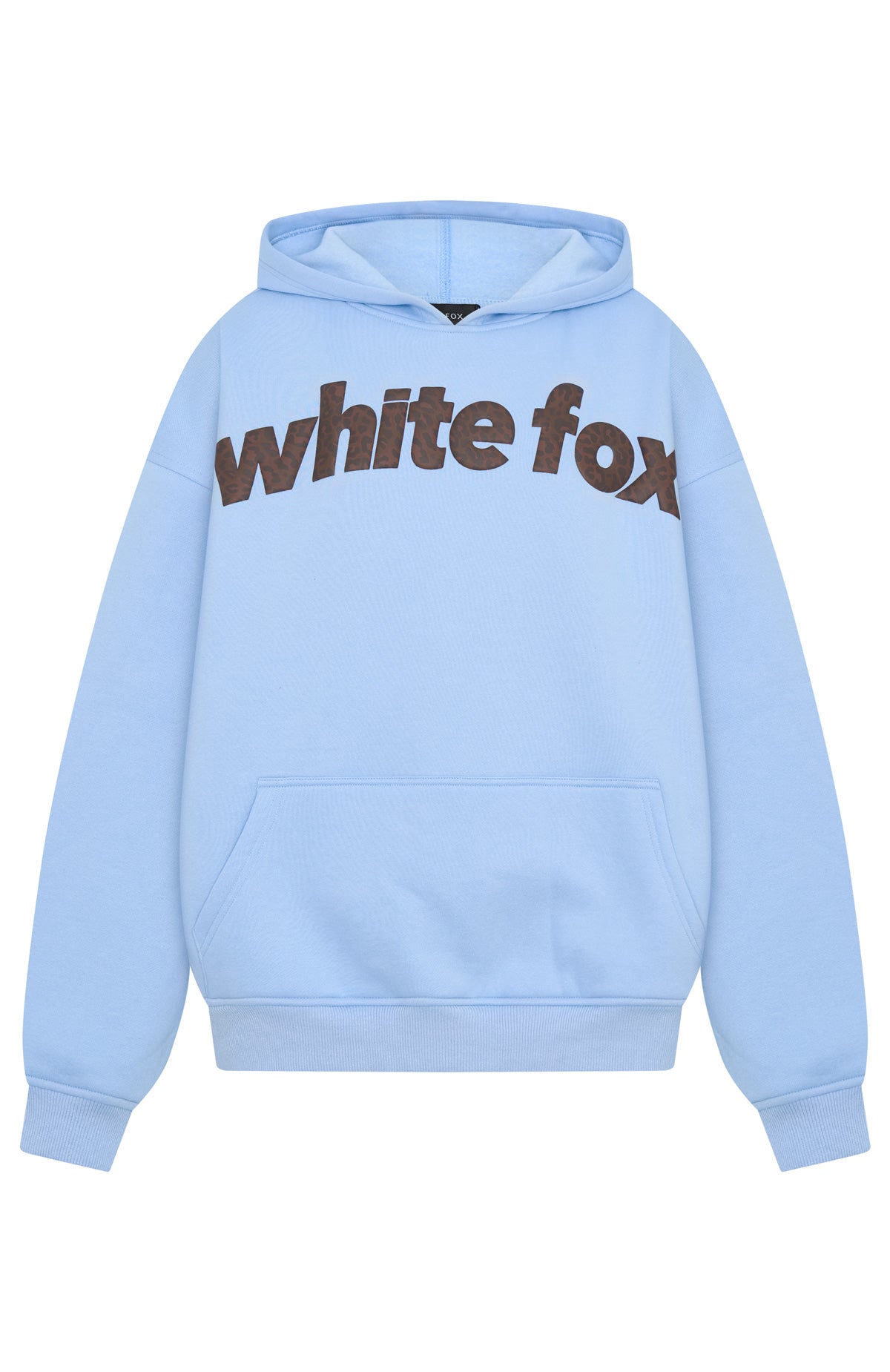 From The Archives Allora Oversized Blue Hoodie - Fleece Lined