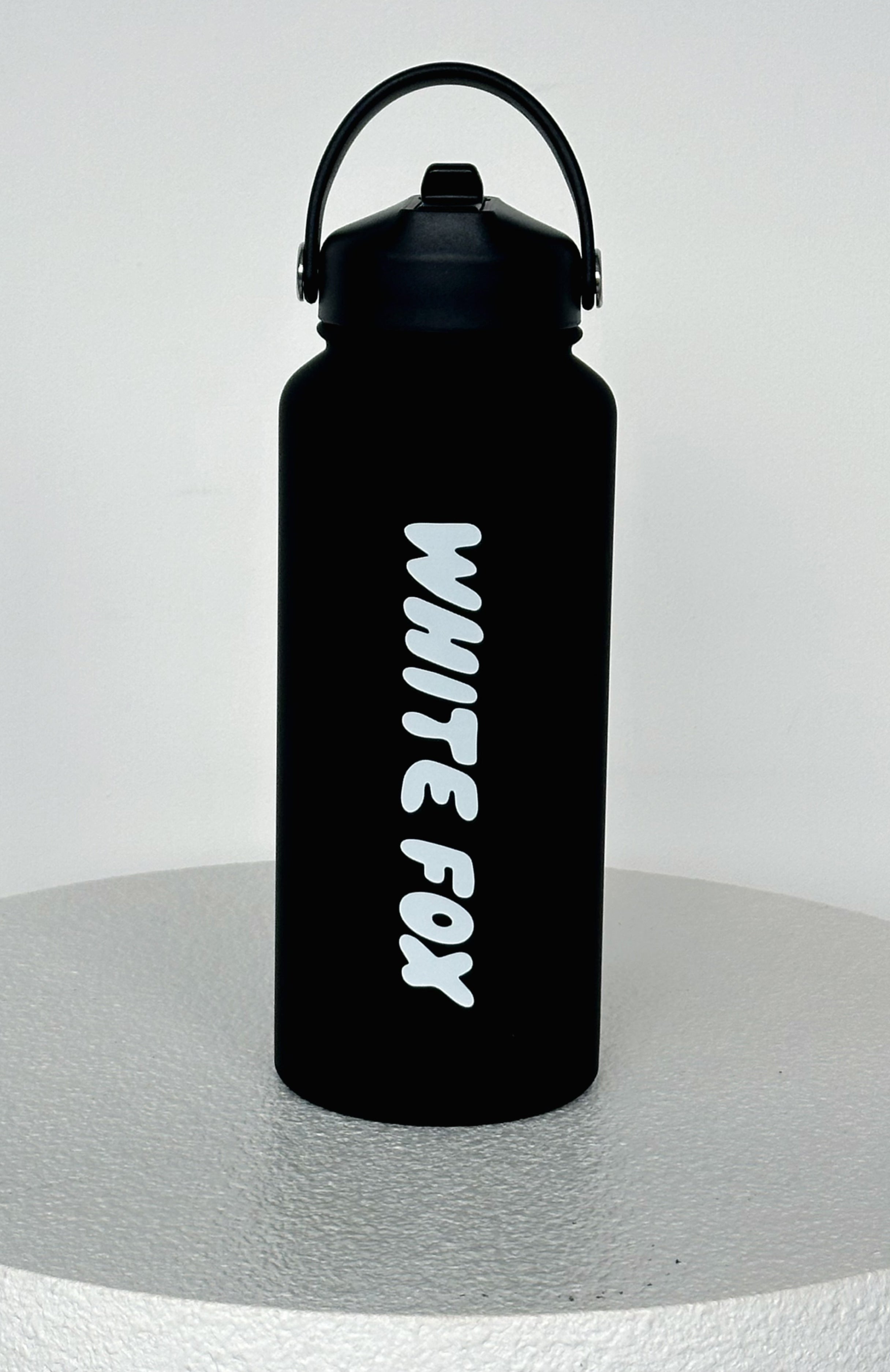 1L Insulated Stainless Steel Water Bottle - Black, BPA Free, Hot & Cold