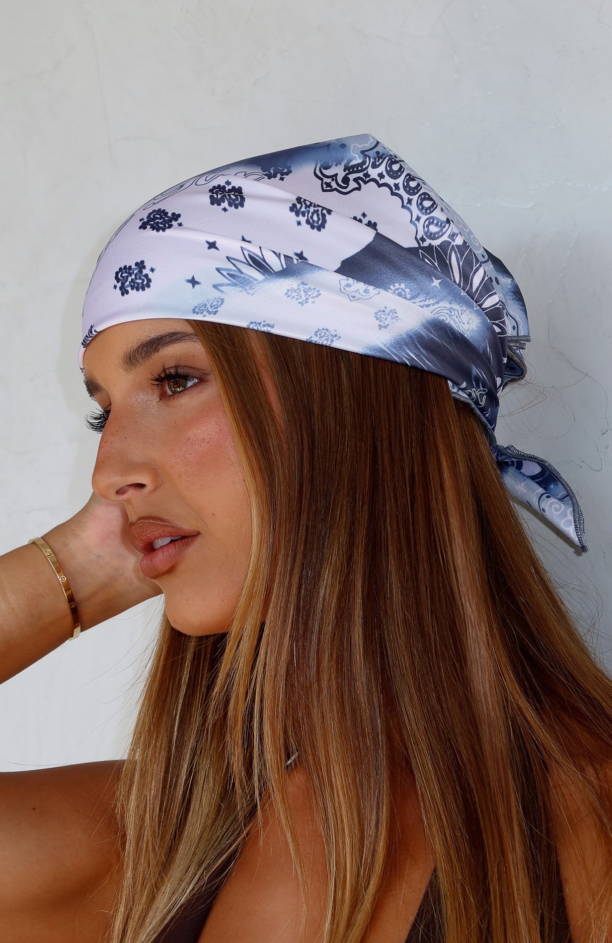 Lightweight Festival Scarf - Love Style Thirteenth Dimension Print