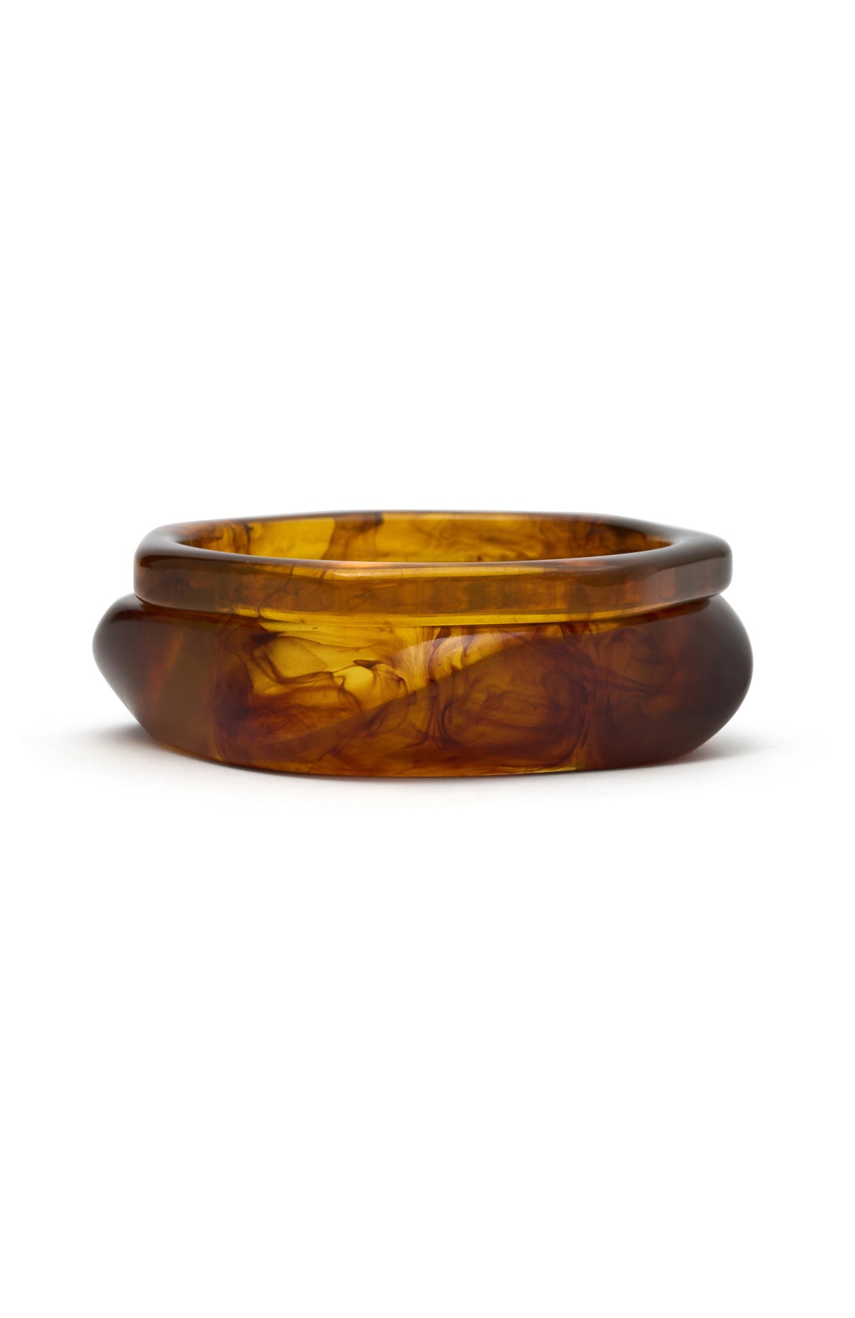 Bodie Tortoise Shell Bracelet Set - Acrylic Marble Design