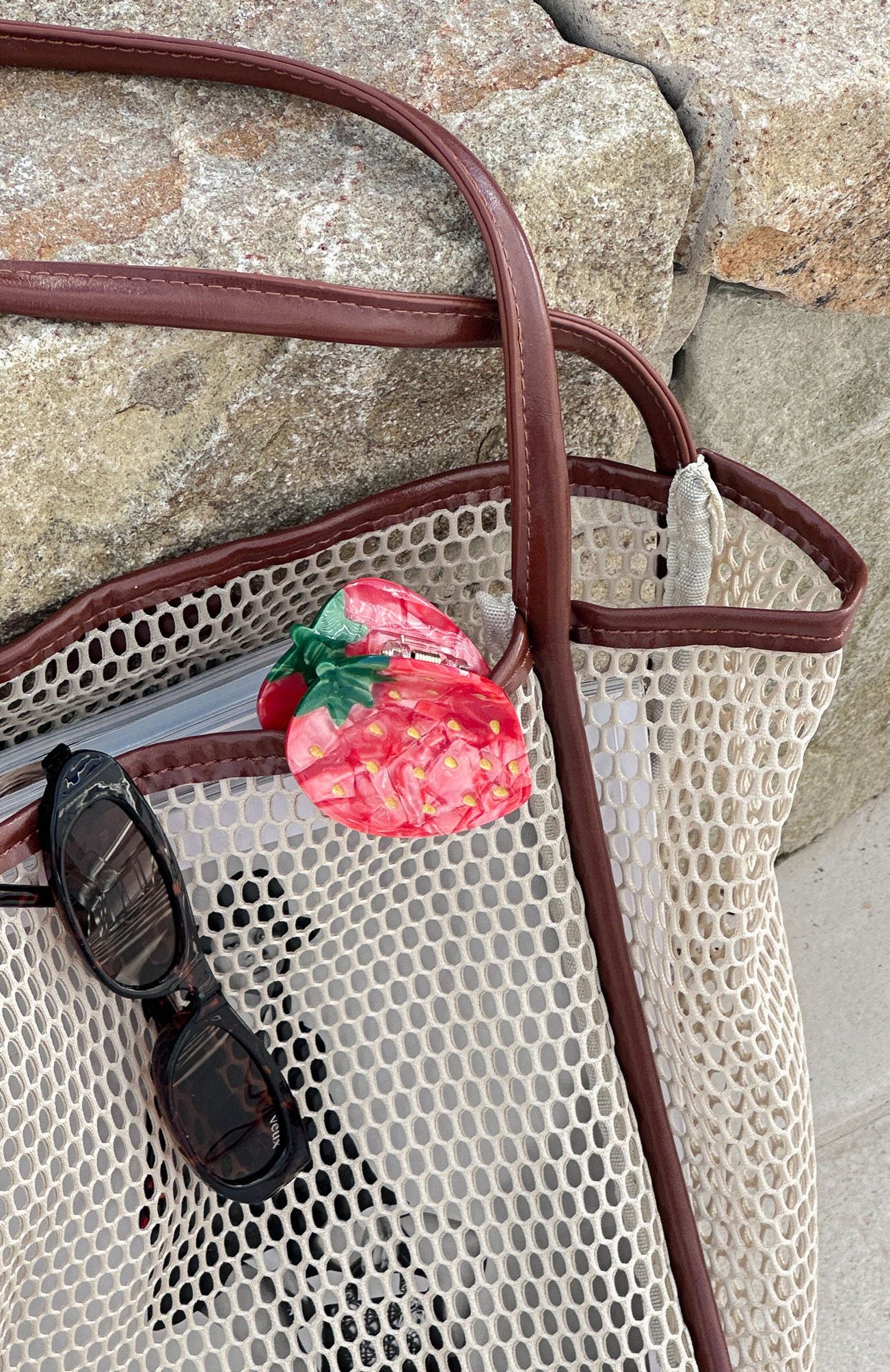 Strawberry Hair Clip with Secure Grip - Piper Hair Accessory