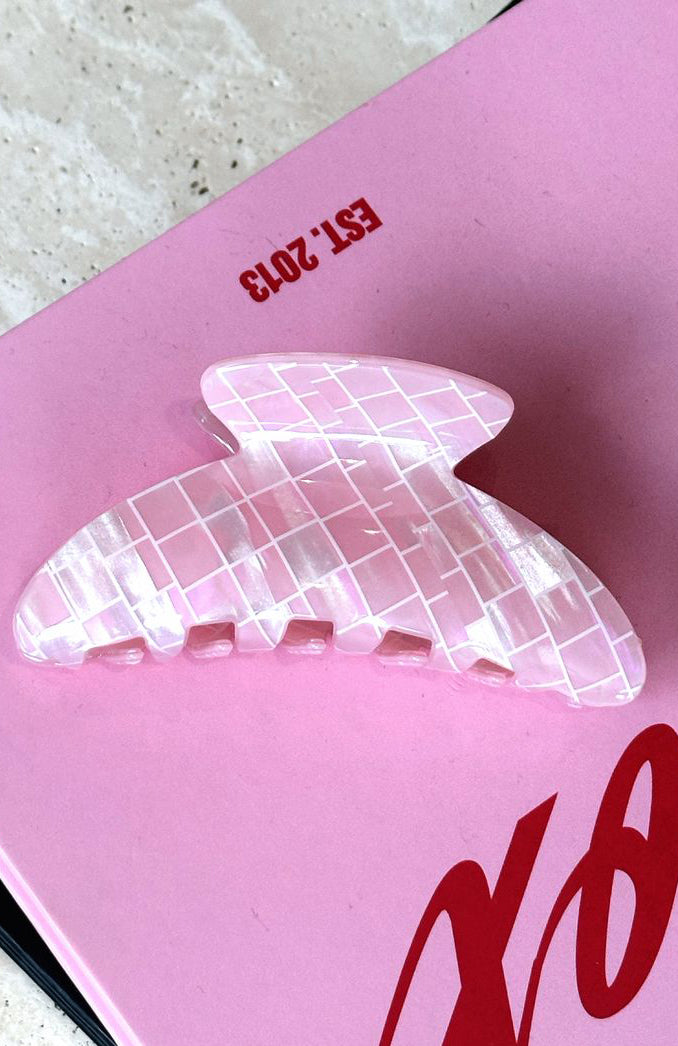 Baby Pink Hair Clip - Helen Strong Grip Spring Closure