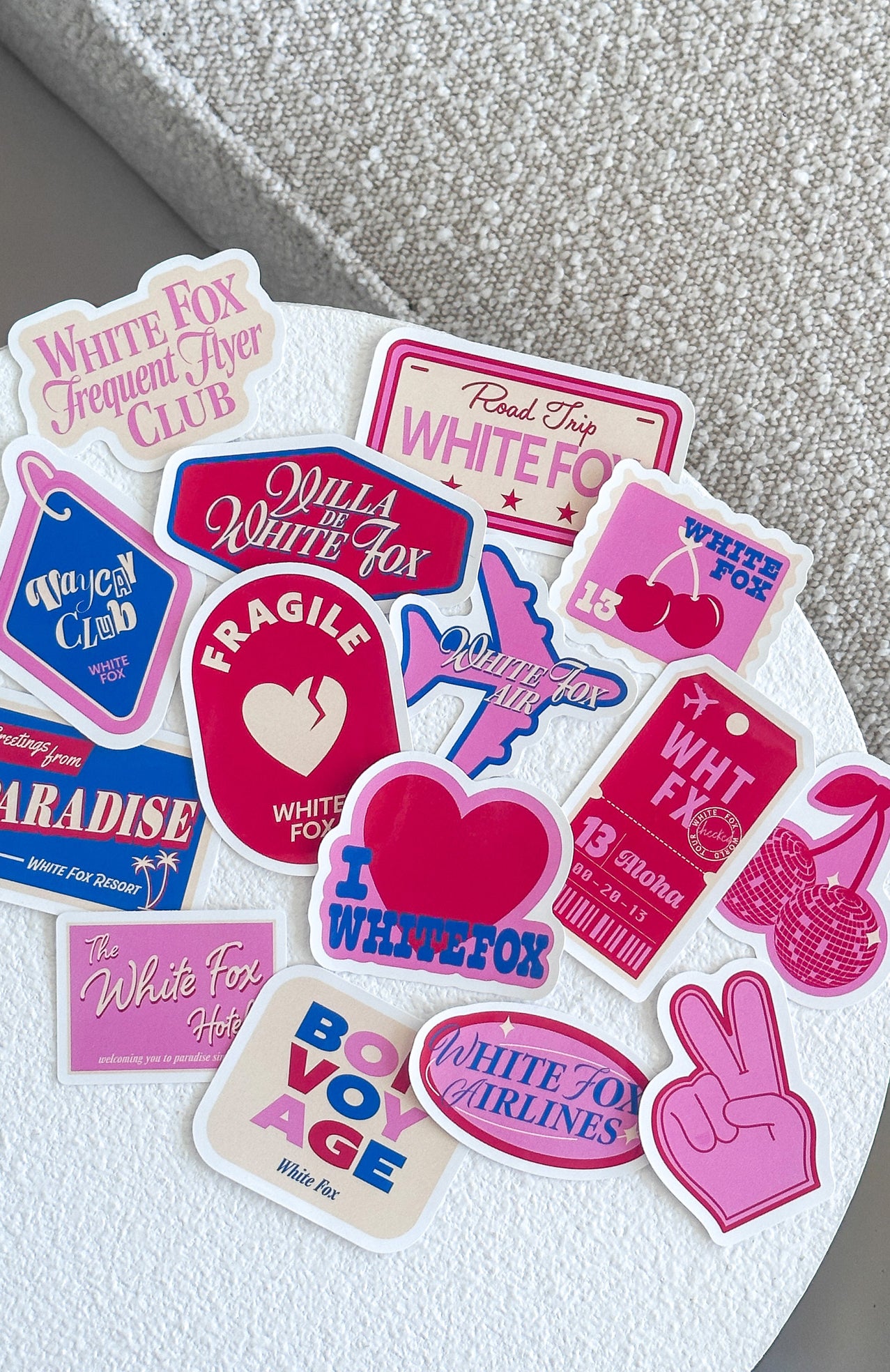 Travel Sticker Pack - 15 Assorted Decals for Suitcases & Laptops