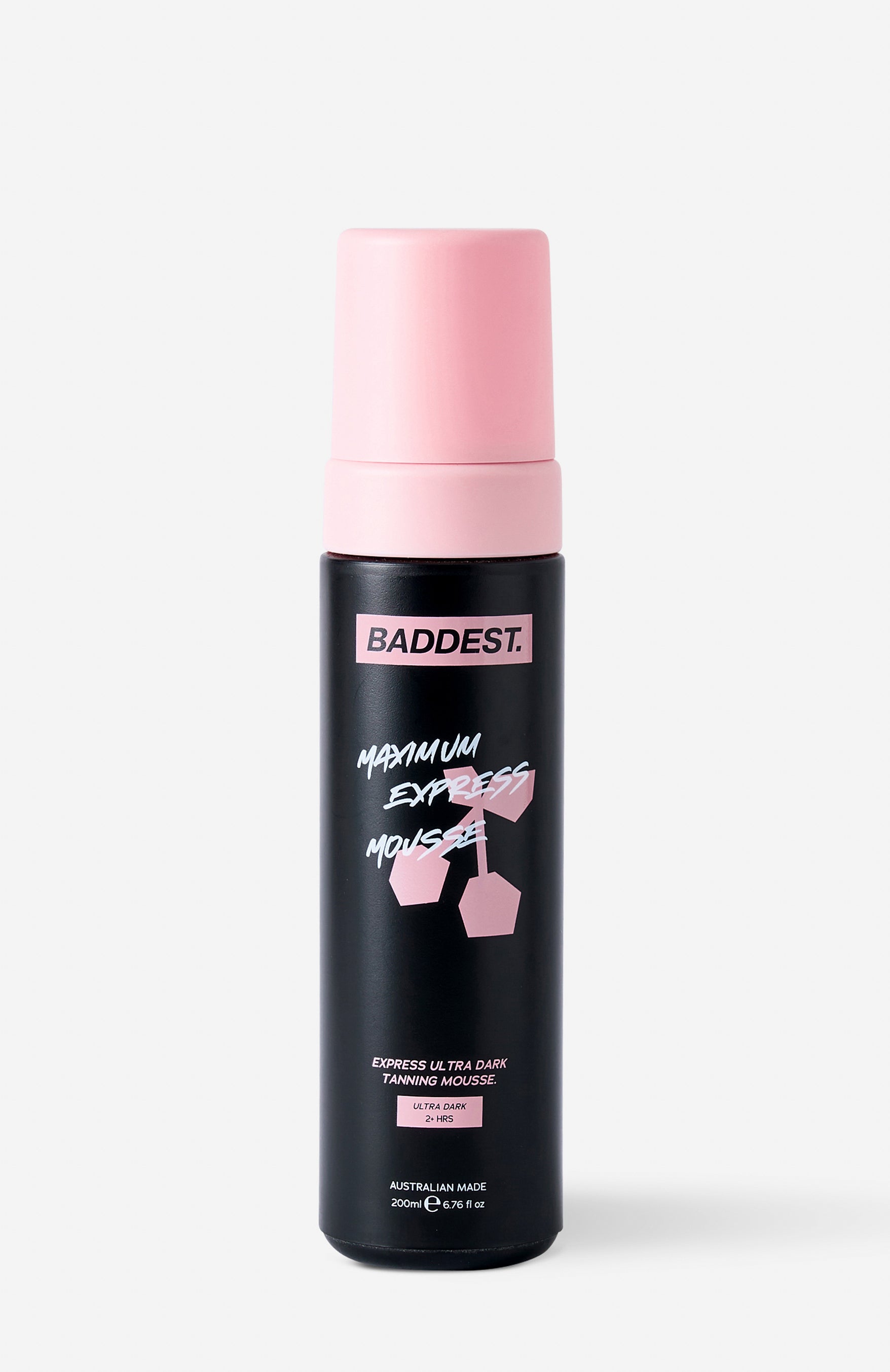 BADDEST Ultra Dark Tanning Mousse - Fast 2-Hour Express Tan