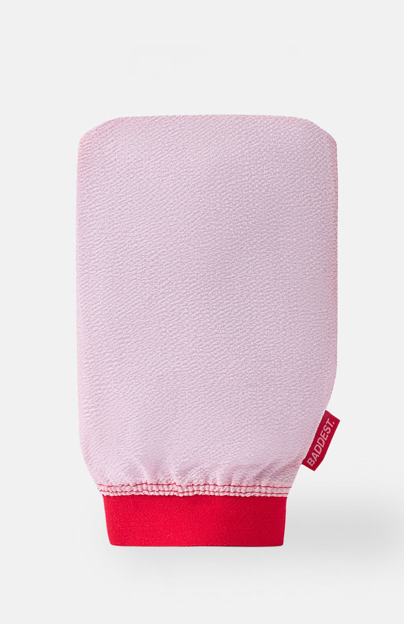 BADDEST Exfoliating Mitt for Flawless Tan Prep & Smooth Skin