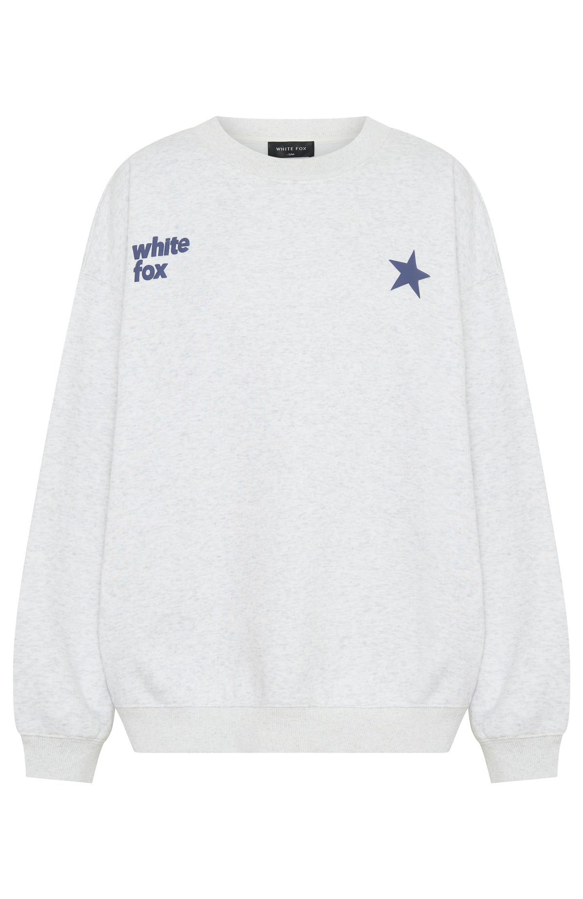 From The Archives Freya Oversized Sweater - Grey Marle Fleece-Lined