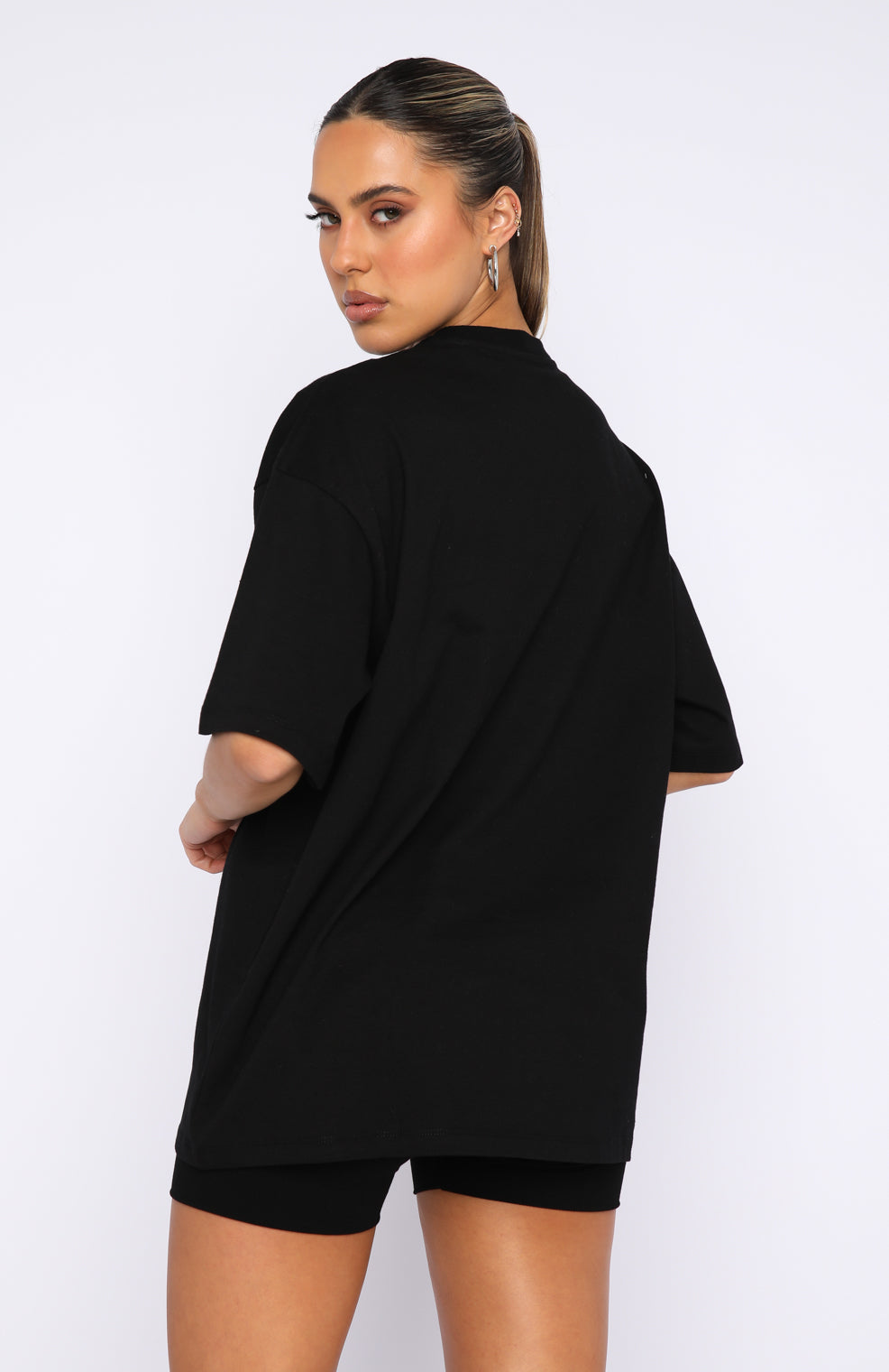 Project 5 Oversized Cotton T-Shirt with Puff Print Logo