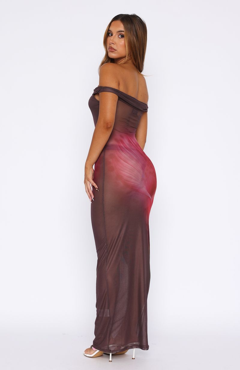 Sweet Revenge Blush Lily Off Shoulder Maxi Dress