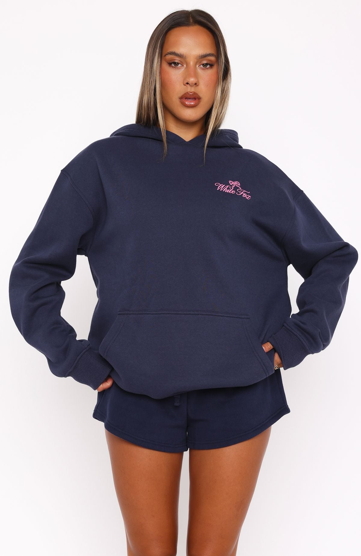Lucky Charms Navy Oversized Hoodie - Fleece Loungewear