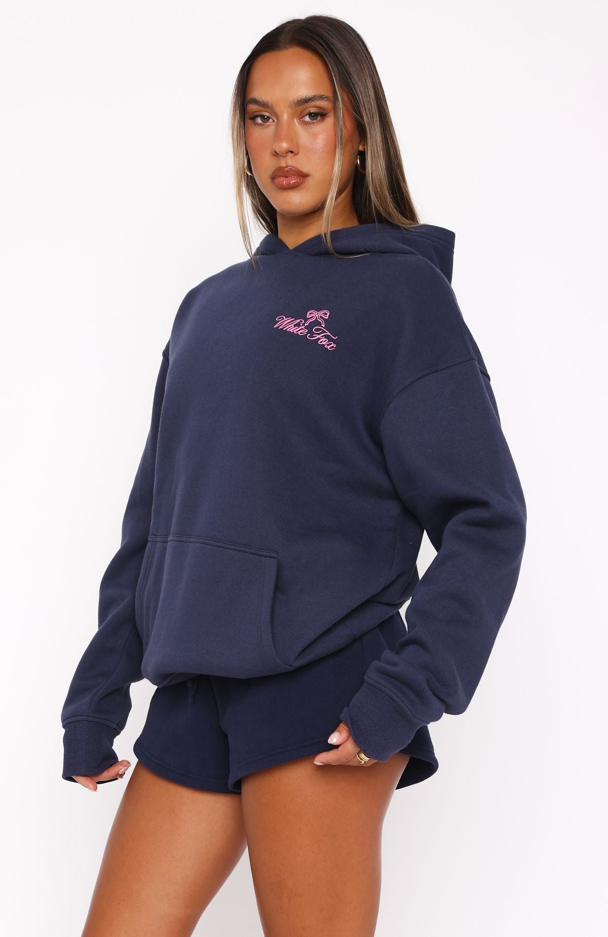 Lucky Charms Navy Oversized Hoodie - Fleece Loungewear