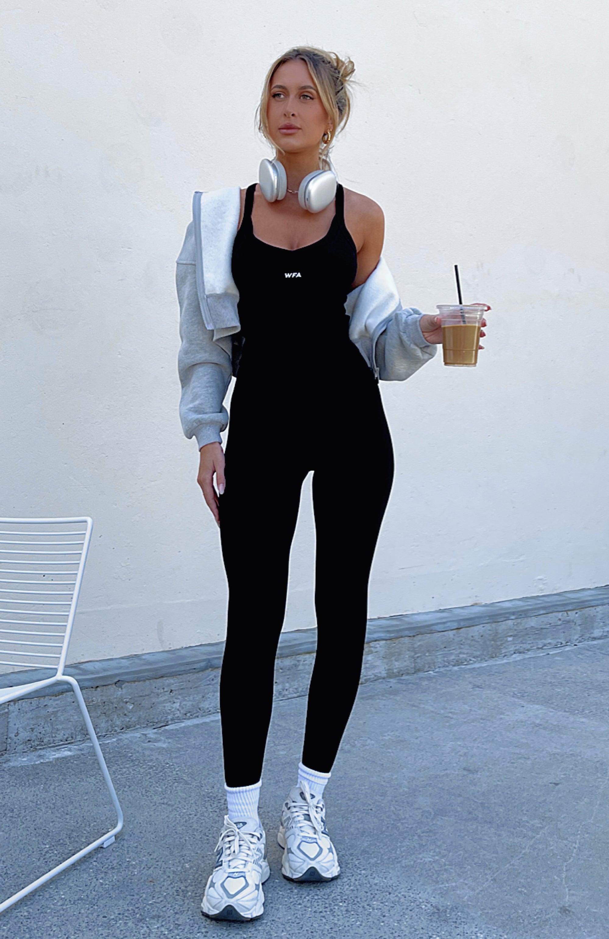 High Waisted Scrunch Leggings for Women - Black Workout Tights