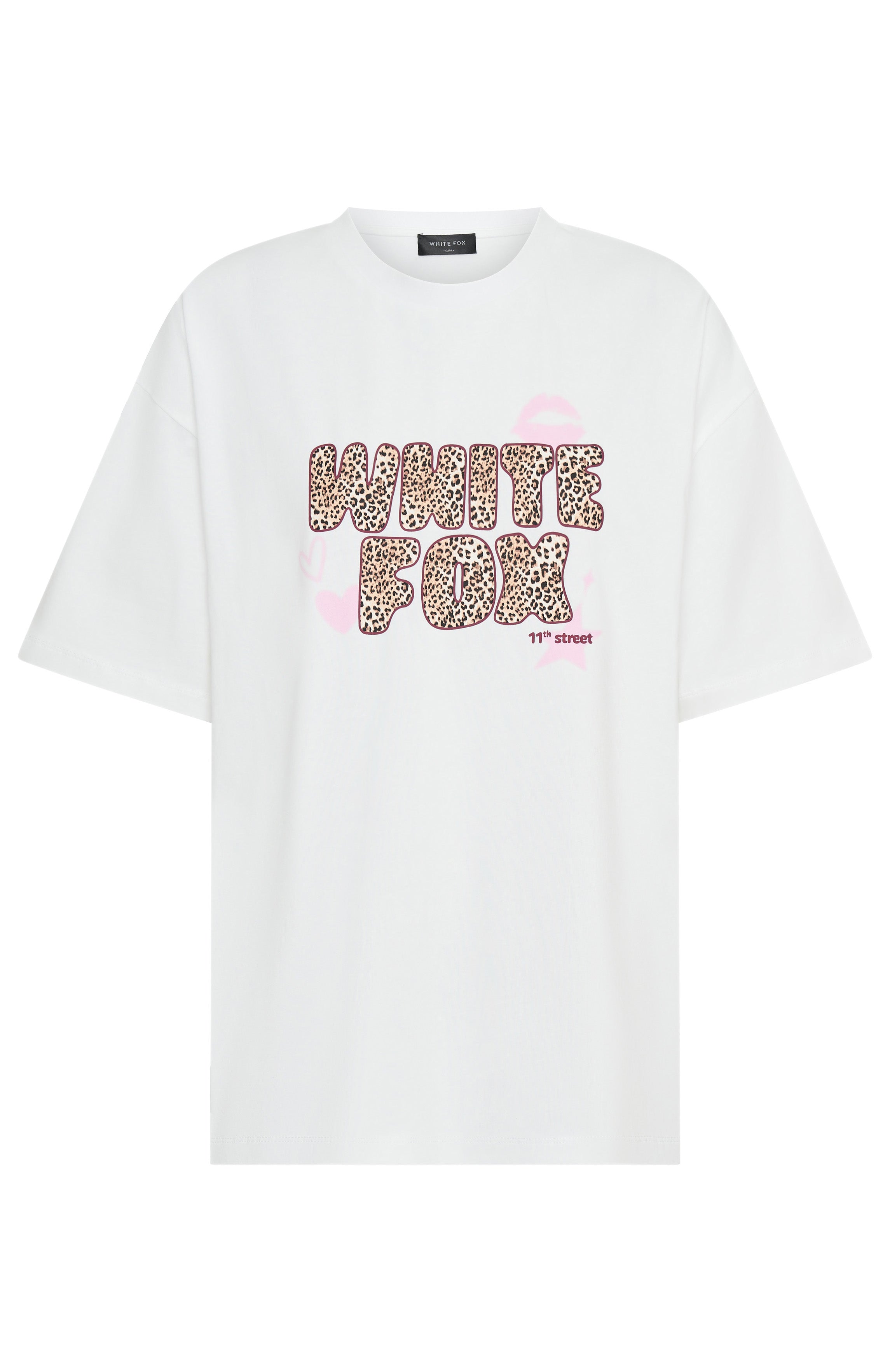 11th Street Oversized Leopard Print Tee - She's So Lucky Design