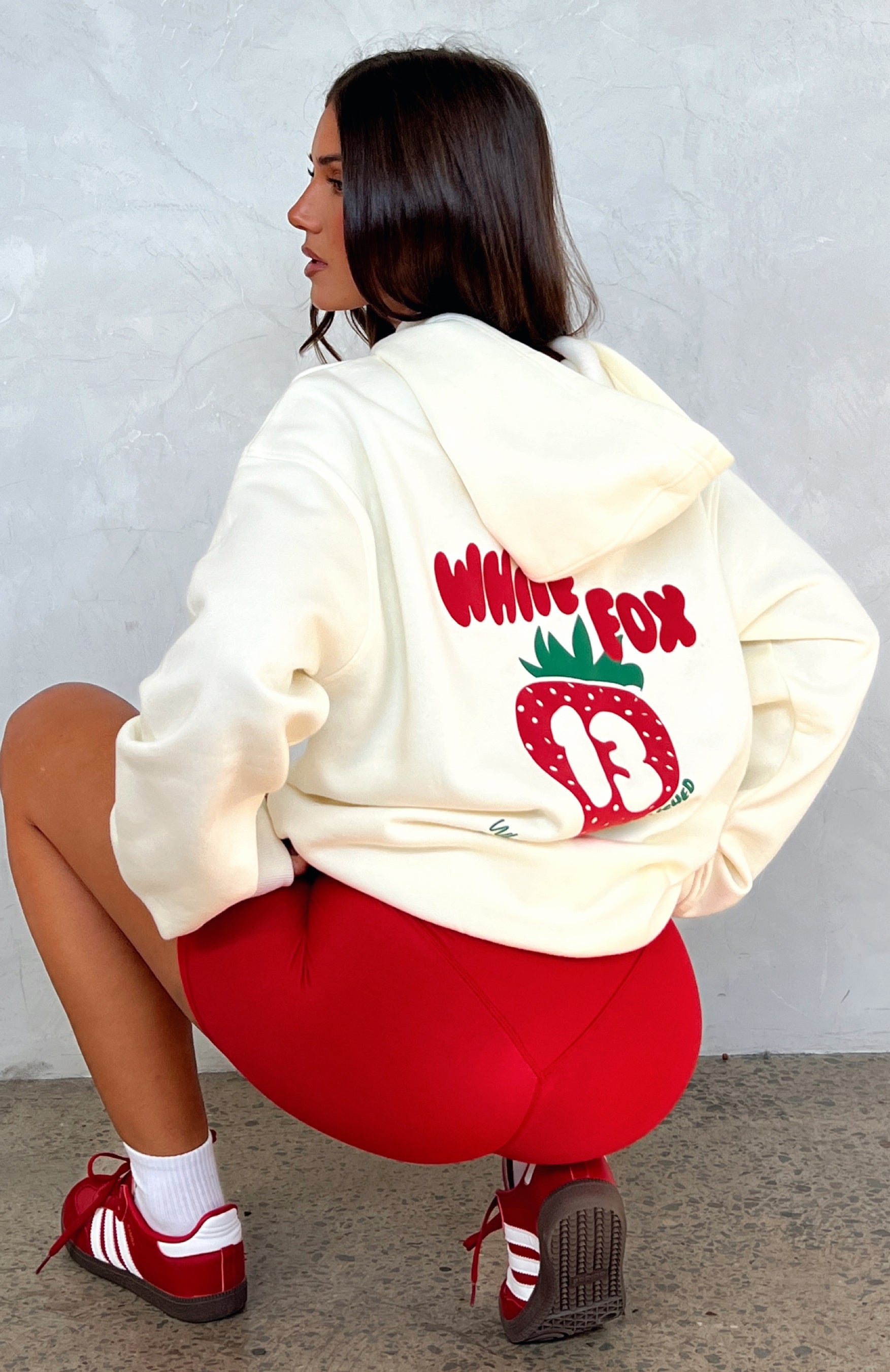 Best Oversized Cream Hoodie - Soft Fleece & Puff Print Logo