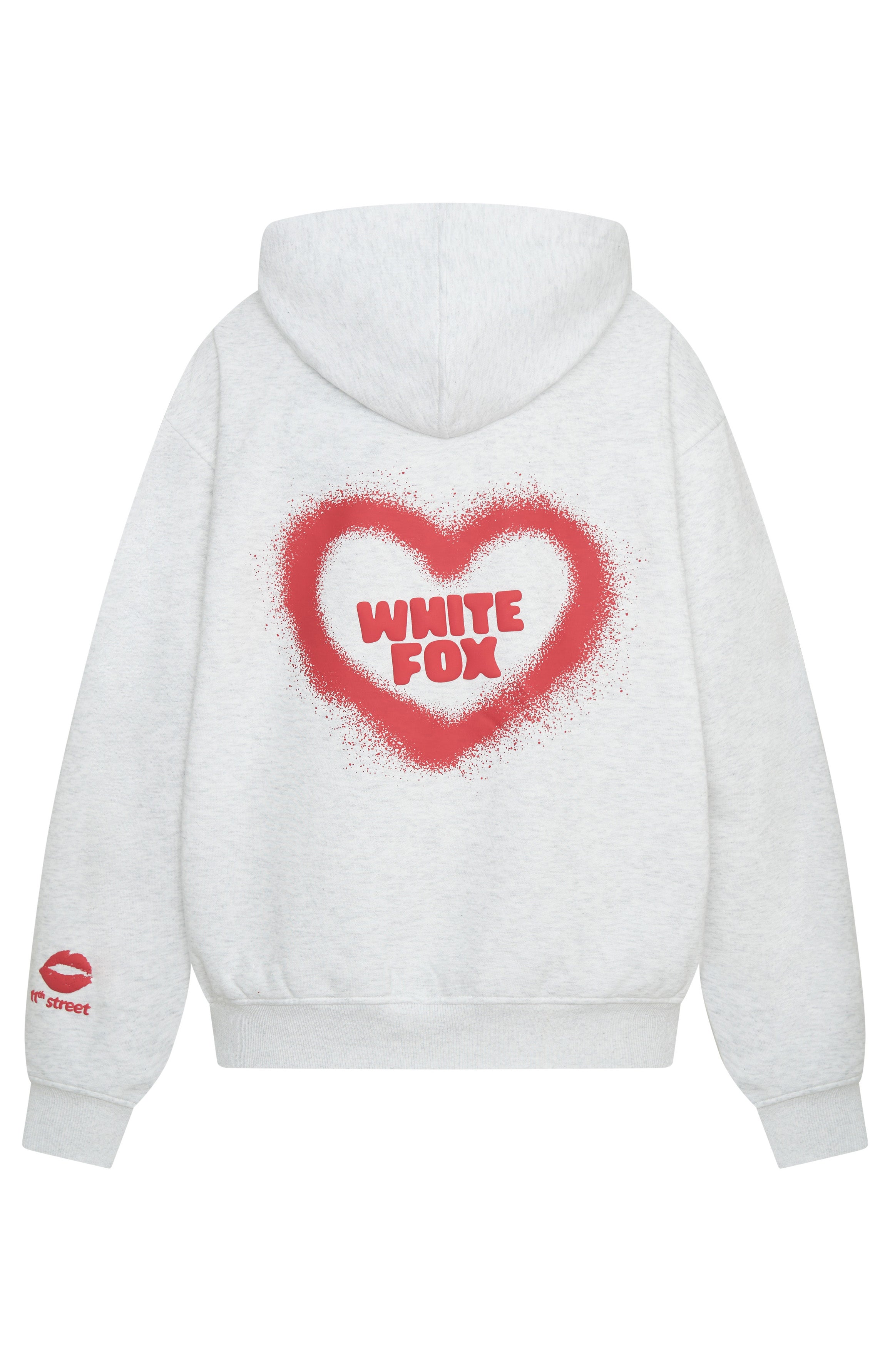 11th Street City Girl Oversized Zip Hoodie - Cherry Glaze