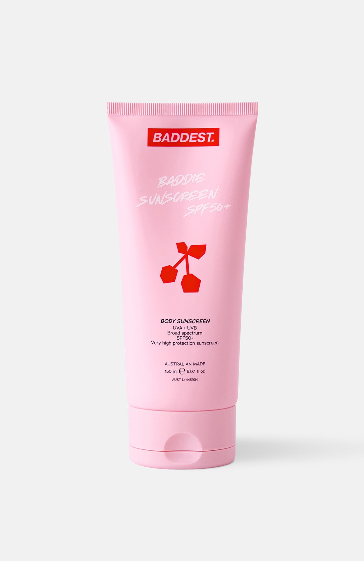 Baddie Sunscreen SPF50+ - Lightweight & Non-Greasy UVA/UVB Protection