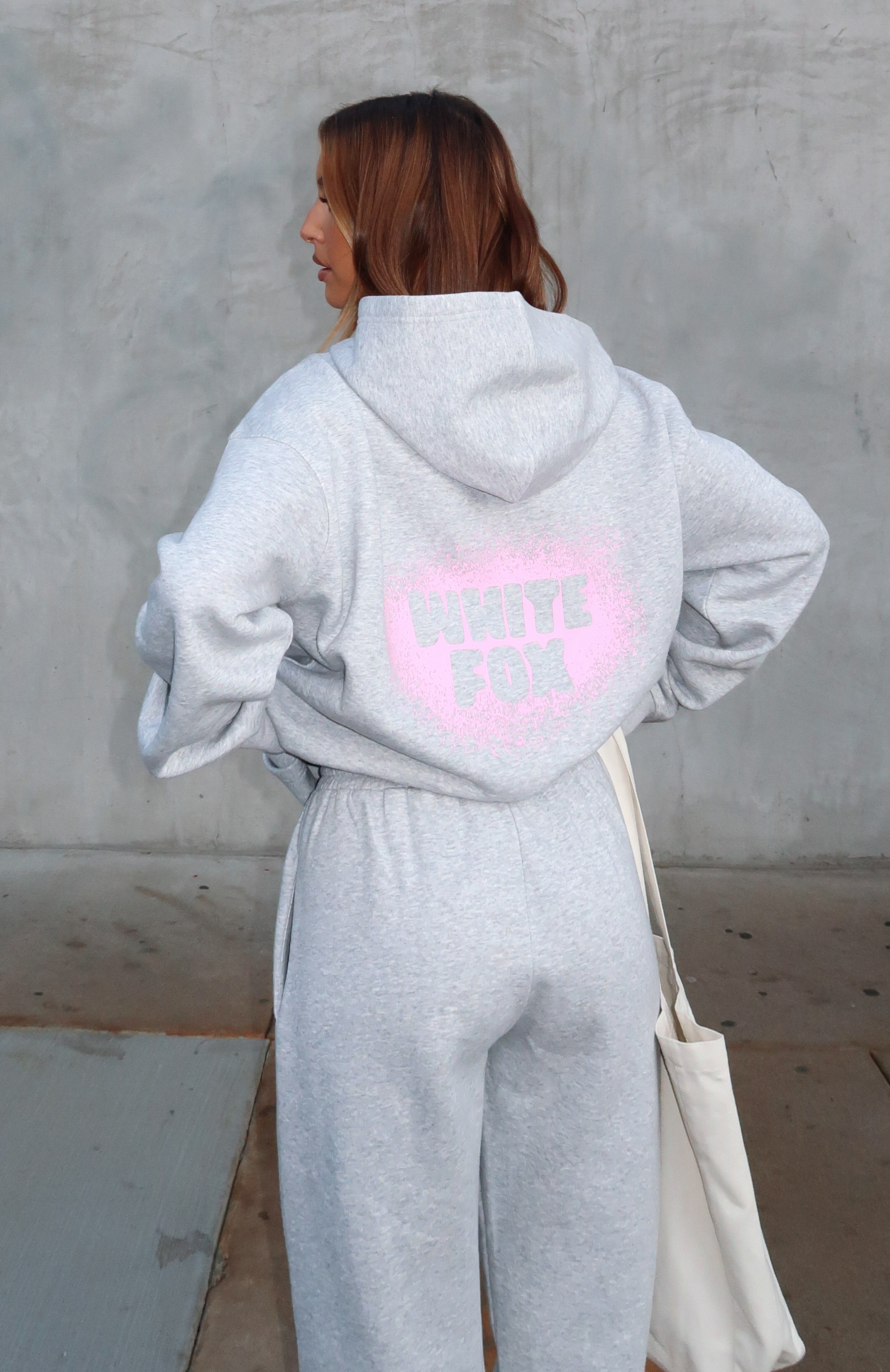 11th Street Oversized Hoodie - Jelly Bean Fleece Sweatshirt