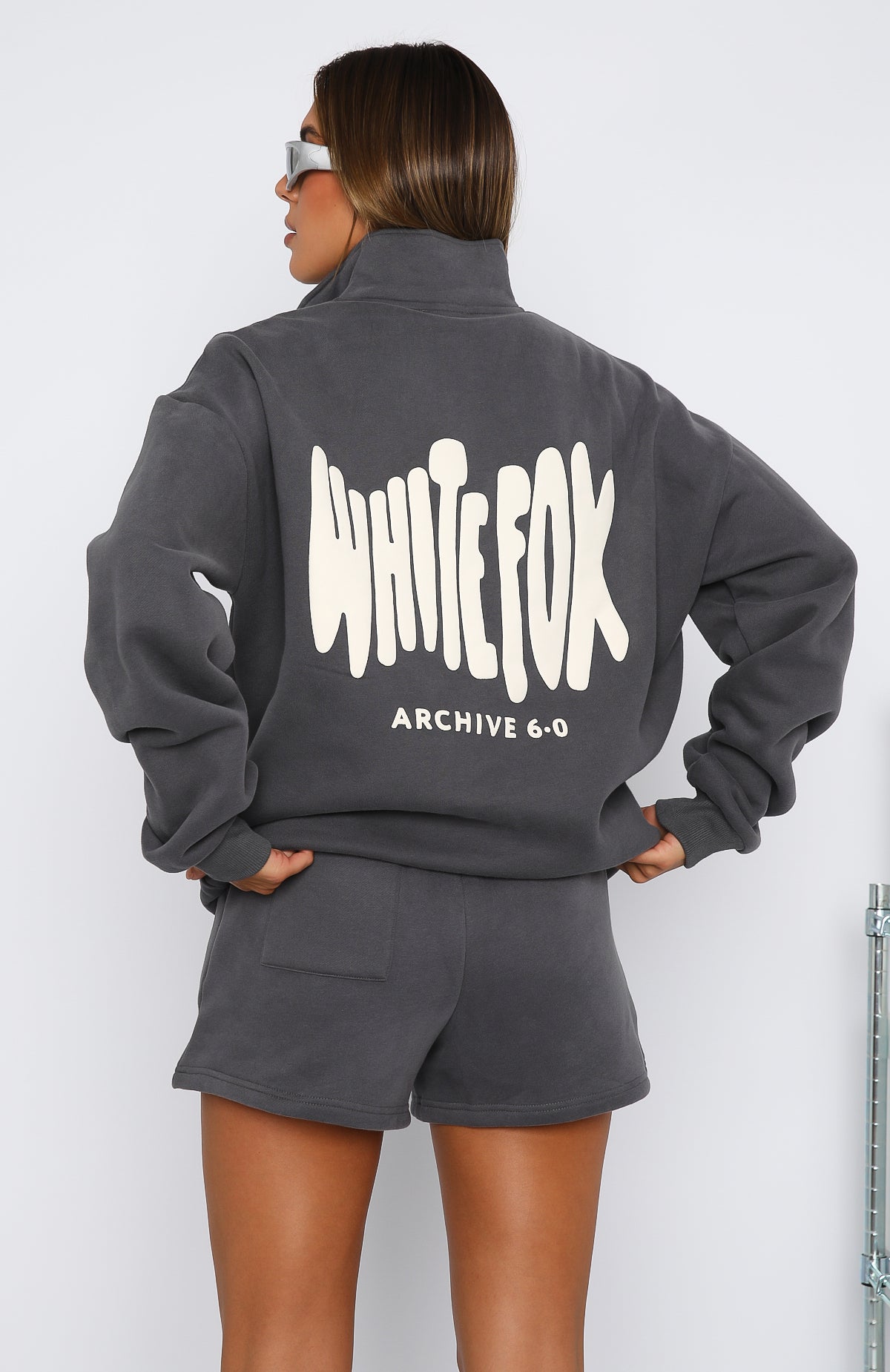 Archive 6.0 Lounge Shorts - Relaxed Fleece Shorts with Drawstring - Ash