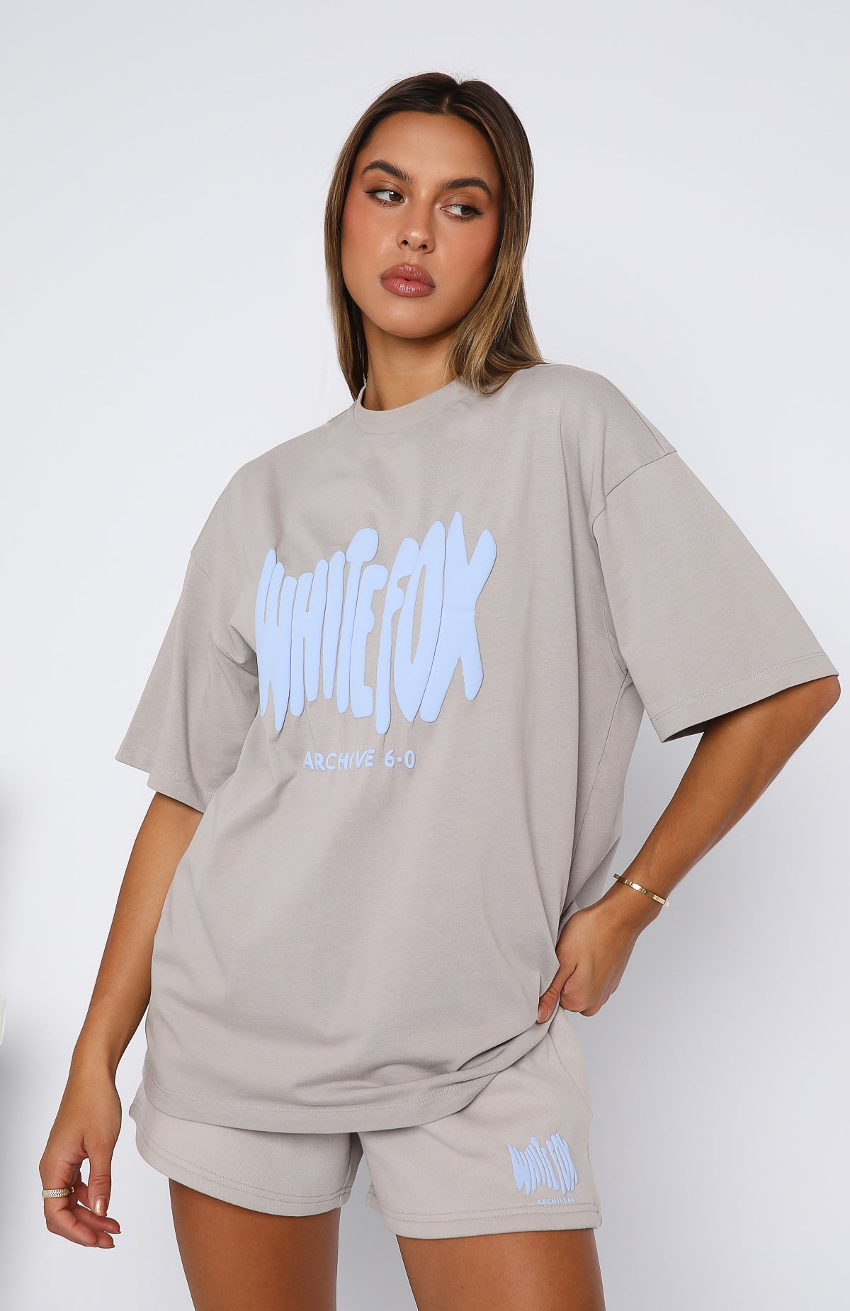 Archive 6.0 Oversized Cotton T-Shirt in Dove