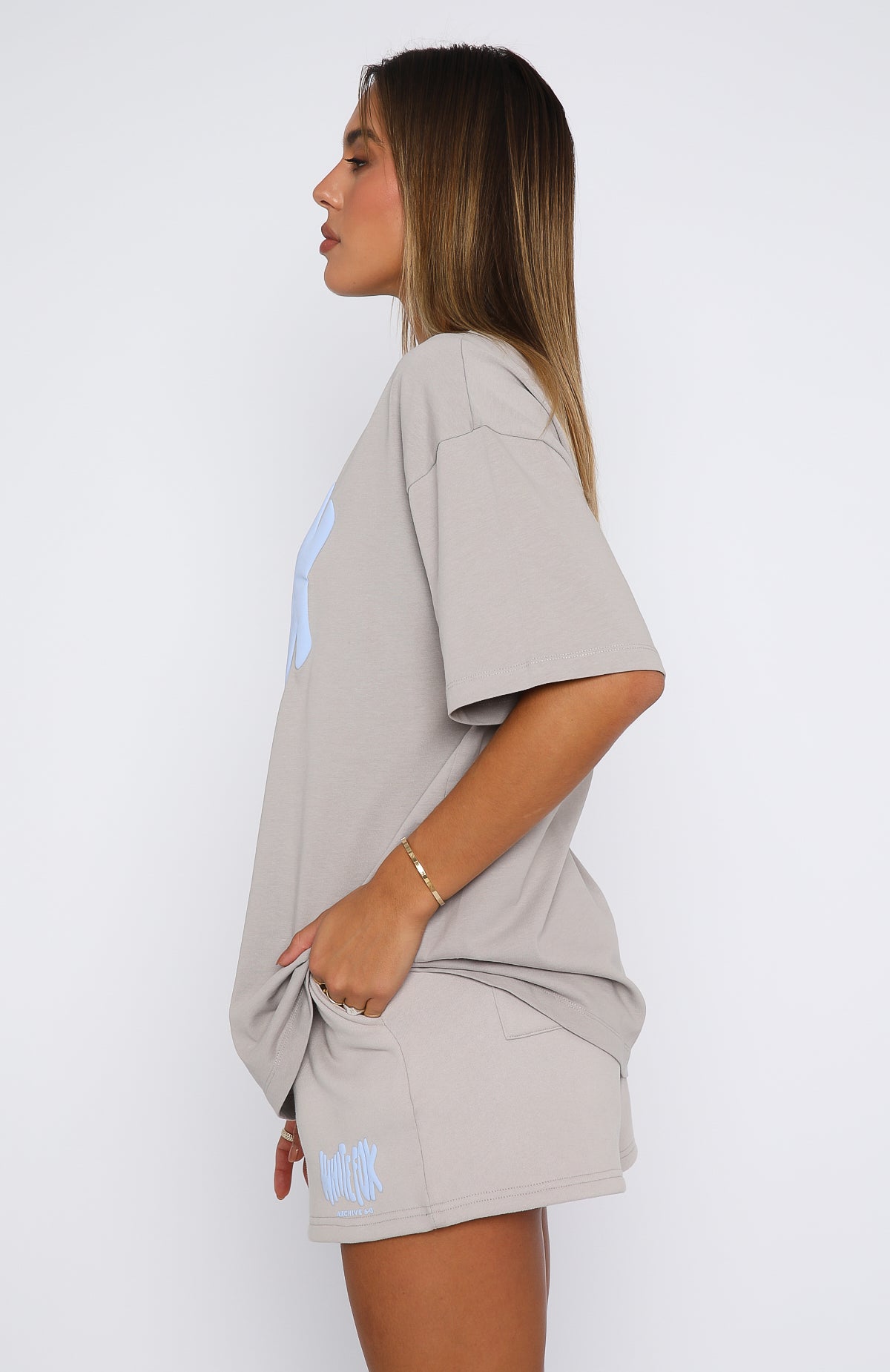 Archive 6.0 Oversized Cotton T-Shirt in Dove