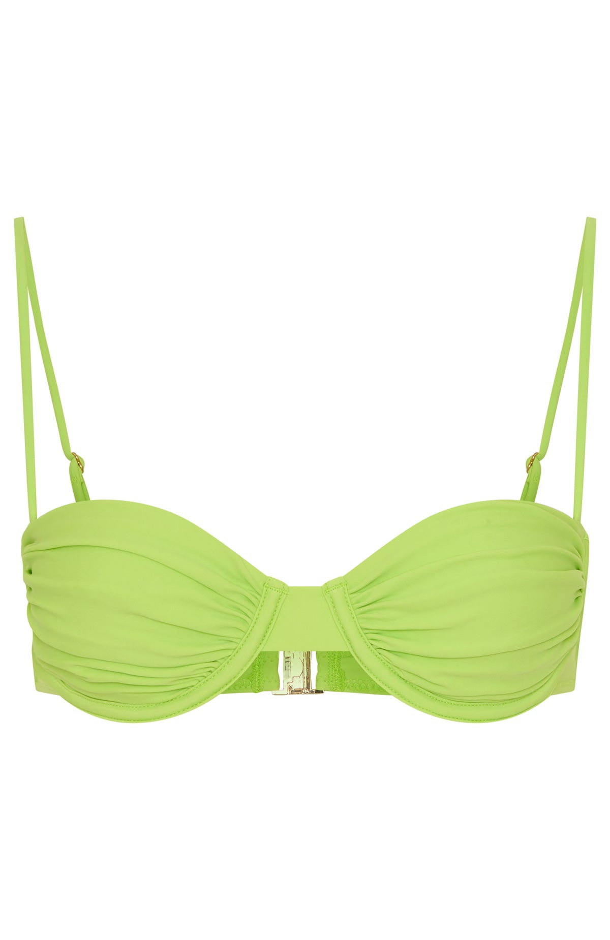 White Fox Swim Destino Underwire Bikini Top - Lime