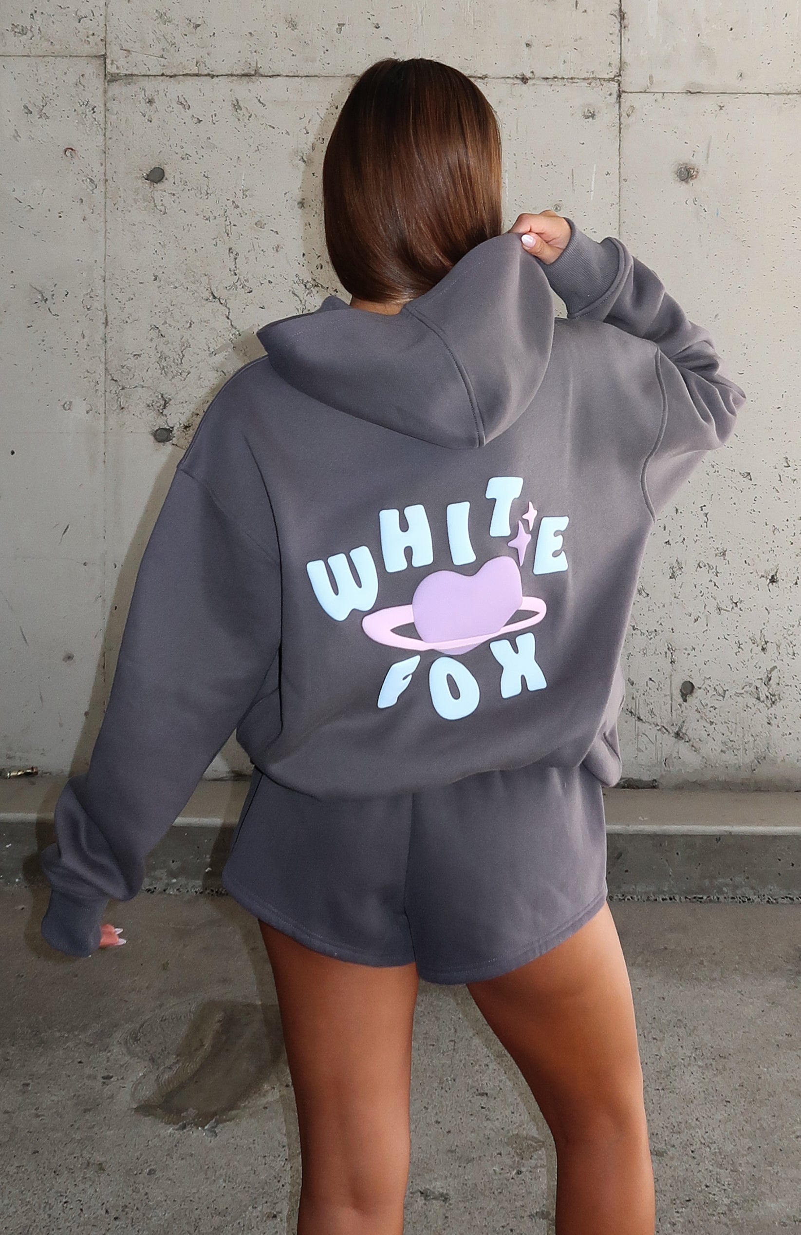 Not From This World Oversized Hoodie - Volcanic Fleece Pullover