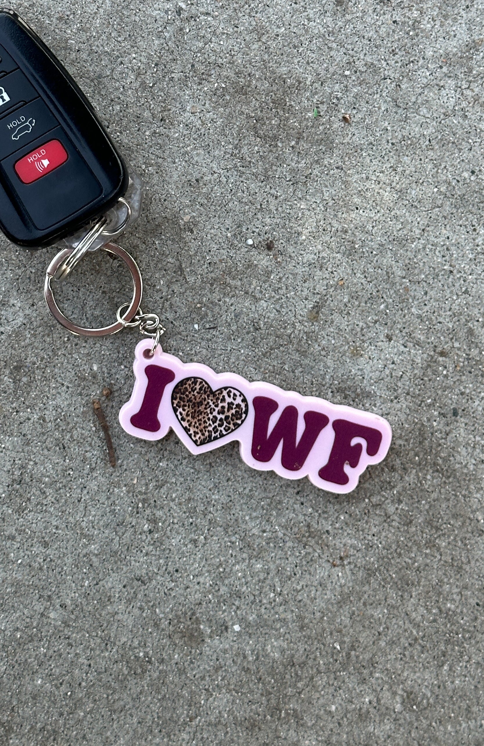 11th Street Concrete Jungle Raspberry Jelly Keychain