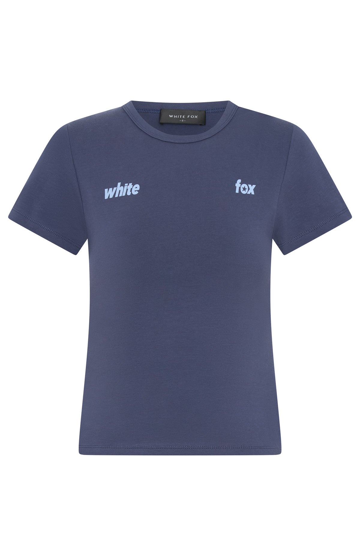 From The Archives Gigi Navy Baby Tee - Soft Stretch Cotton