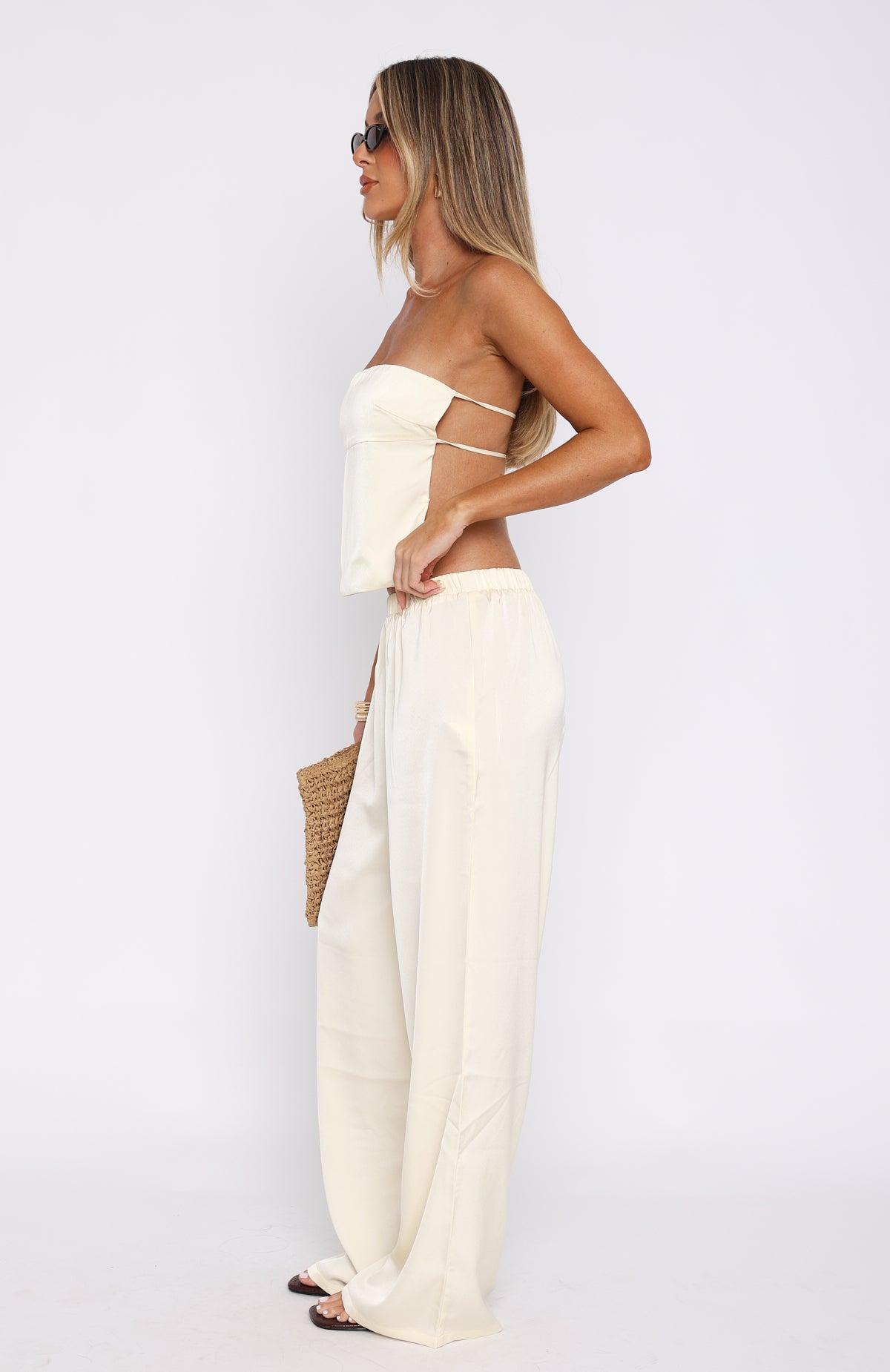 More To Come Butter Euro Fit Pants - High Waist Lightweight Polyester