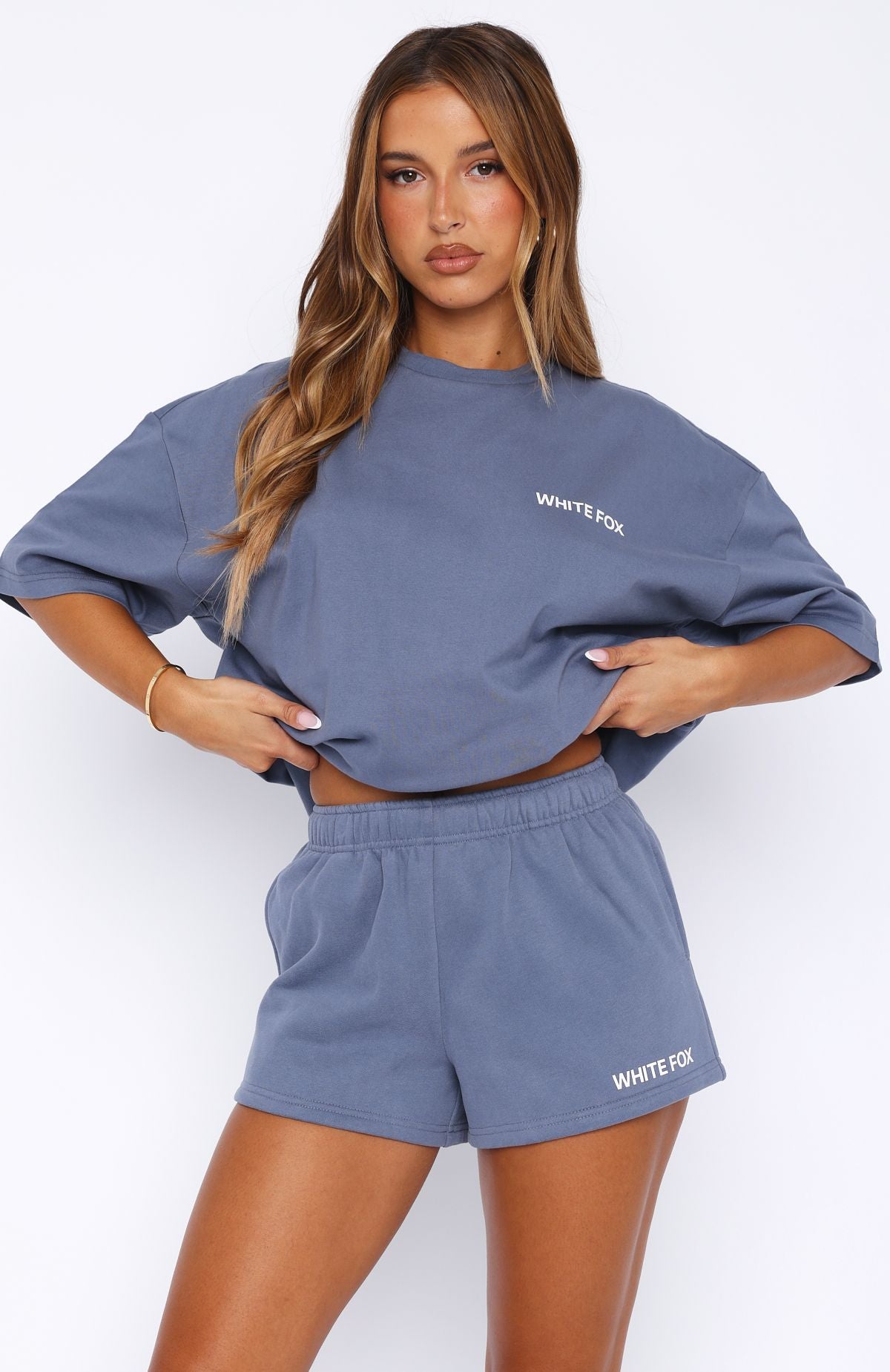 Core Classic Fleece Lounge Shorts - Ocean Blue Relaxed Fit