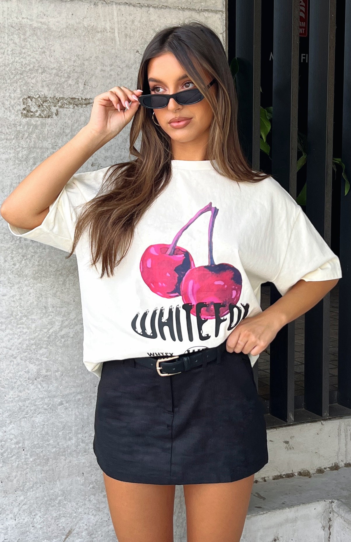 Black Linen Mini Skort with Pockets | The Right One